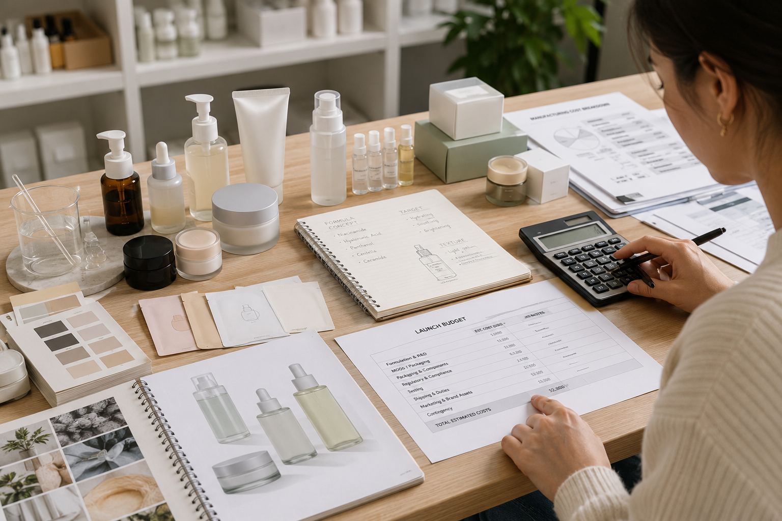 How Much It Costs to Make a Skincare Line in 2026 (Real Numbers)