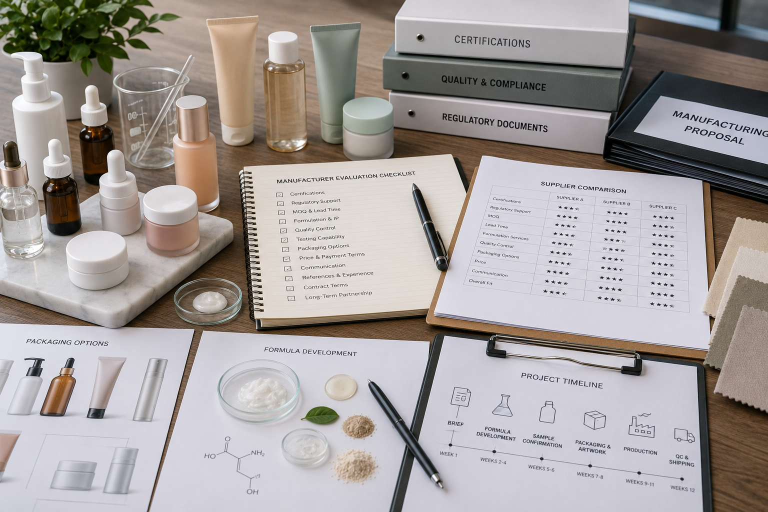 12 Questions to Ask a Cosmetics Manufacturer Before You Commit