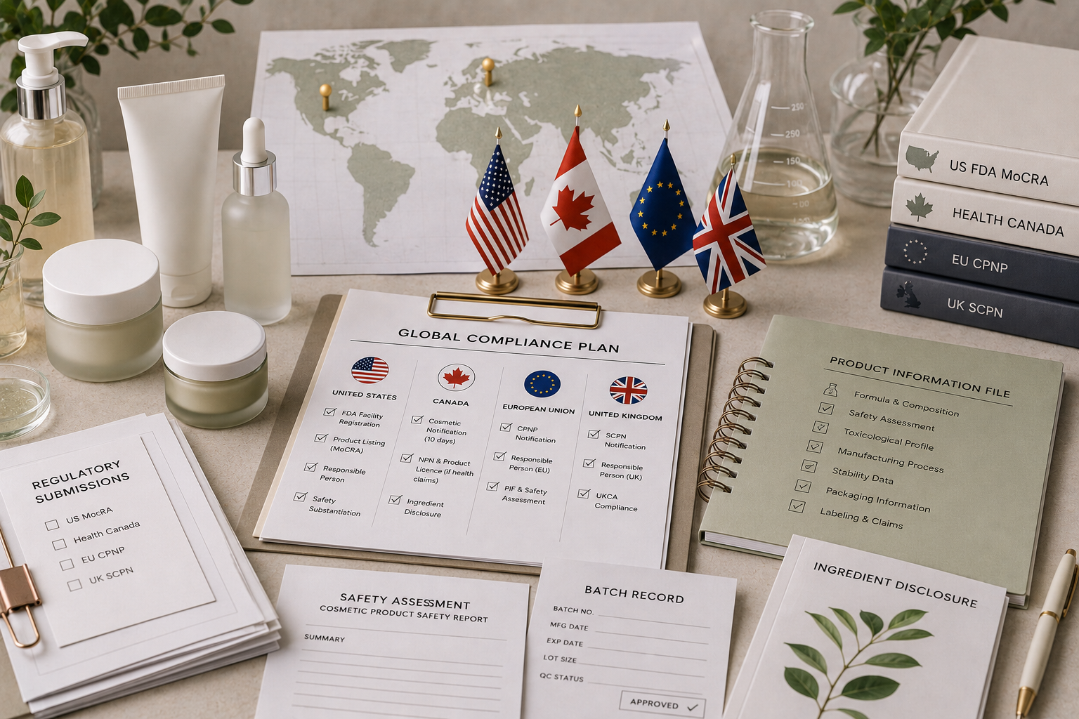Selling Skincare in the US, Canada, and the EU: A Compliance Guide