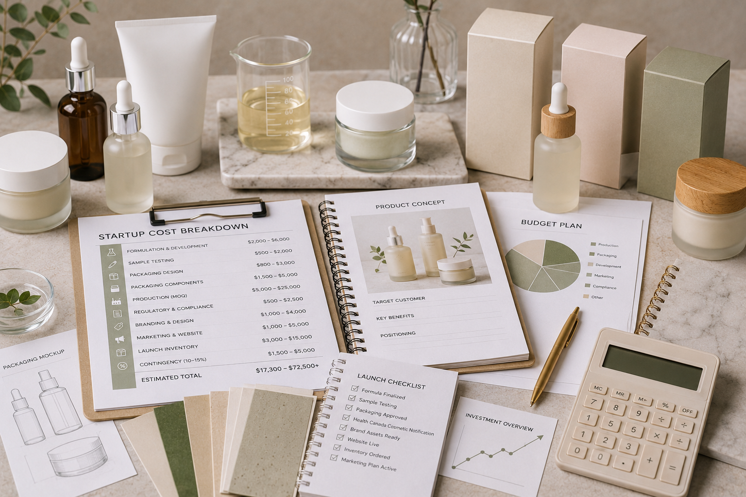 How Much Does It Cost to Start a Skincare Brand in Canada?