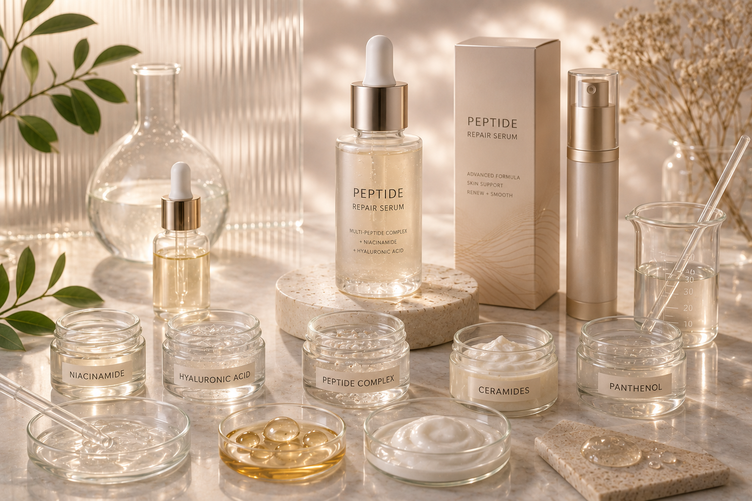 Peptides in Skincare: What They Do and How to Formulate Them
