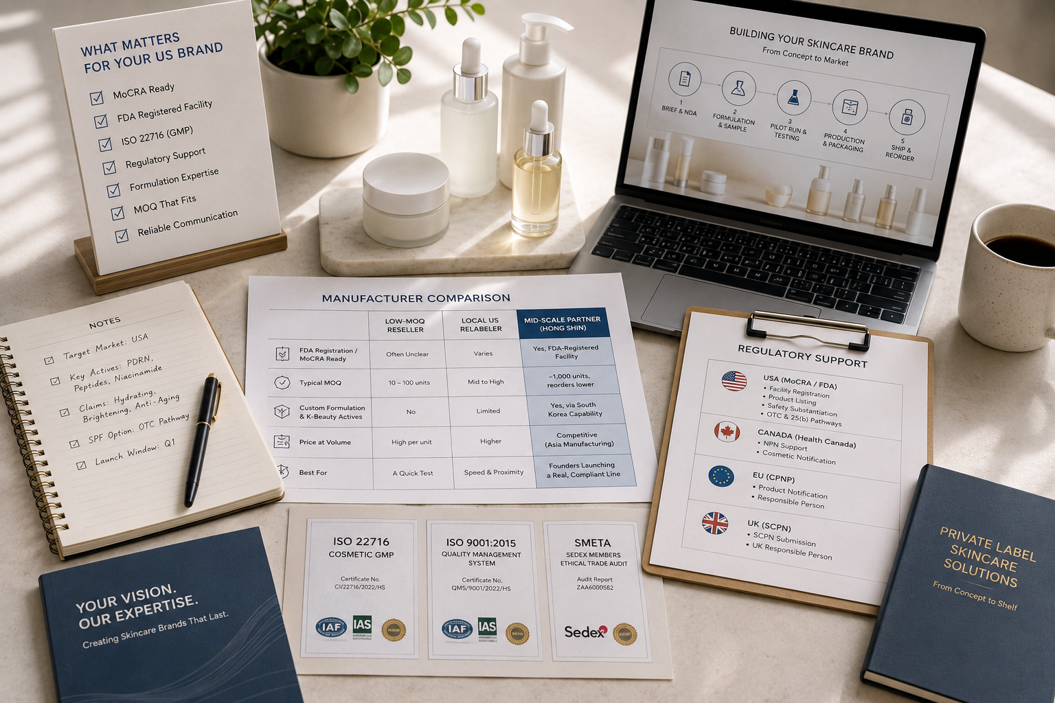 How to Choose a Private Label Skincare Manufacturer in the US