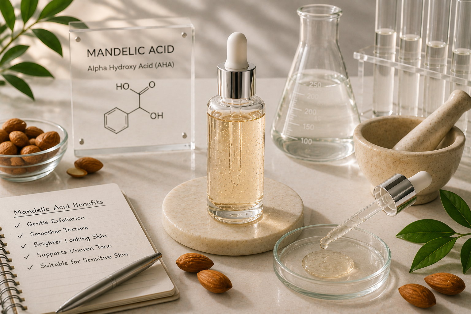 Mandelic Acid in Skincare: Benefits, Uses &amp; Formulation