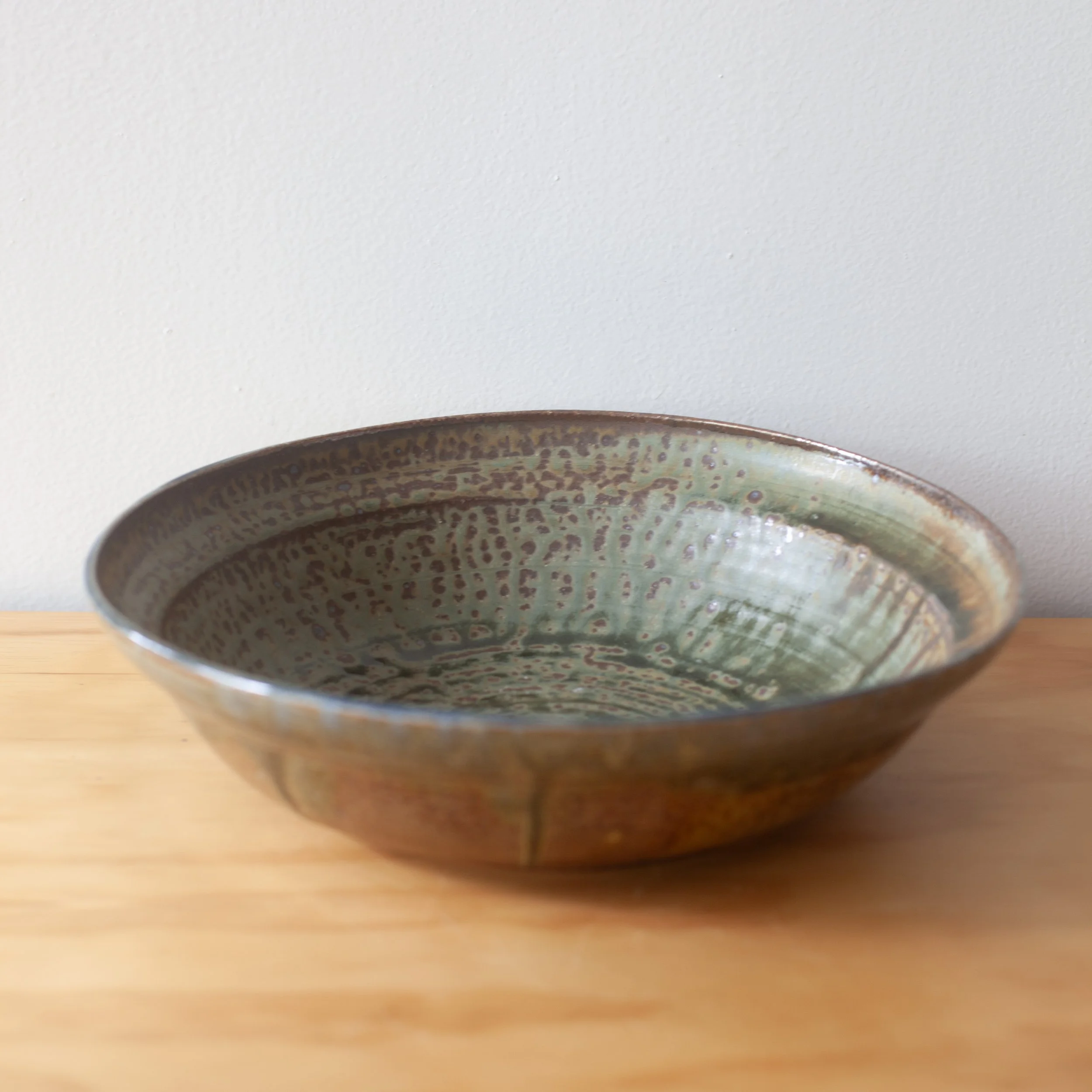 Large serving bowl, ash glaze