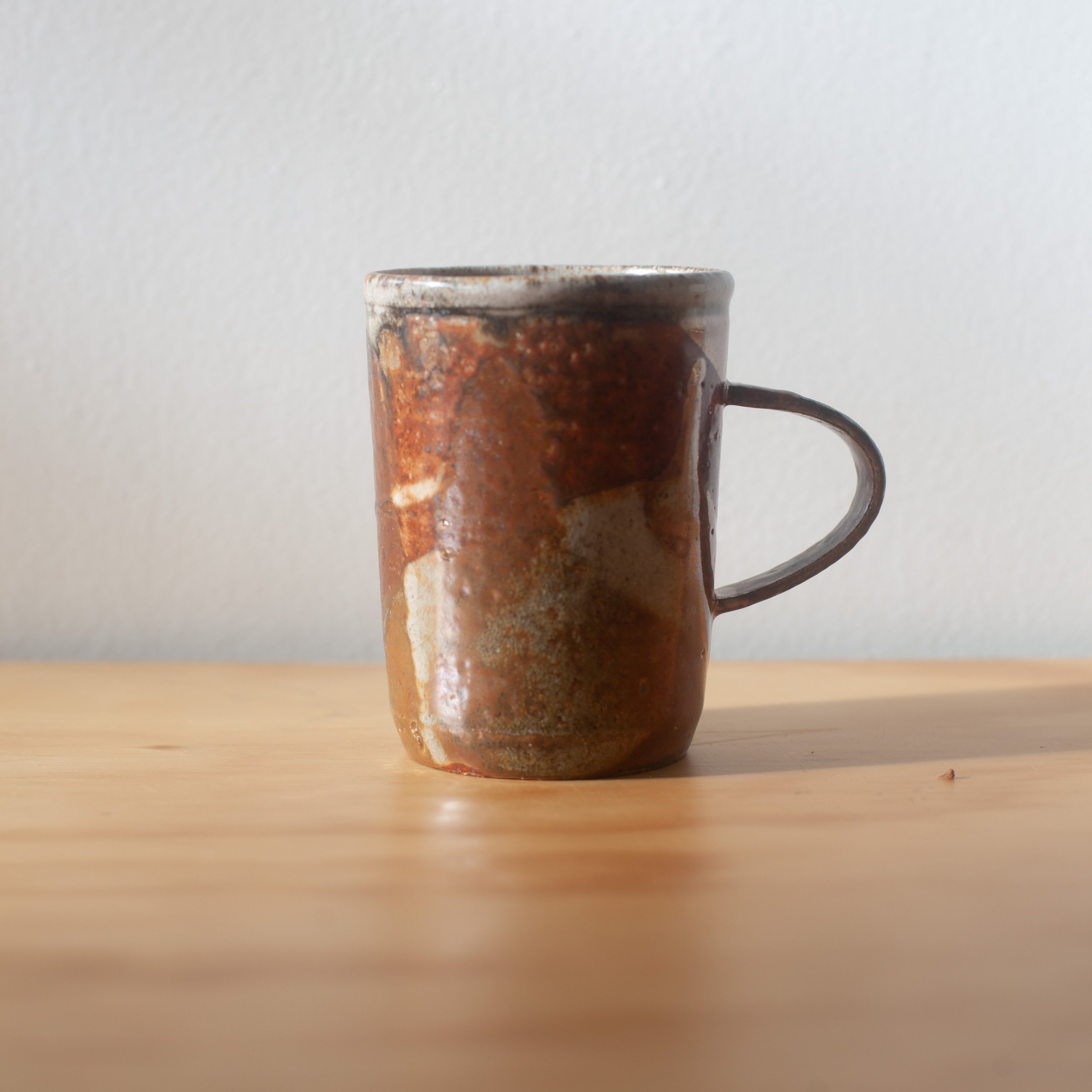 Stoneware wood fired cup 5