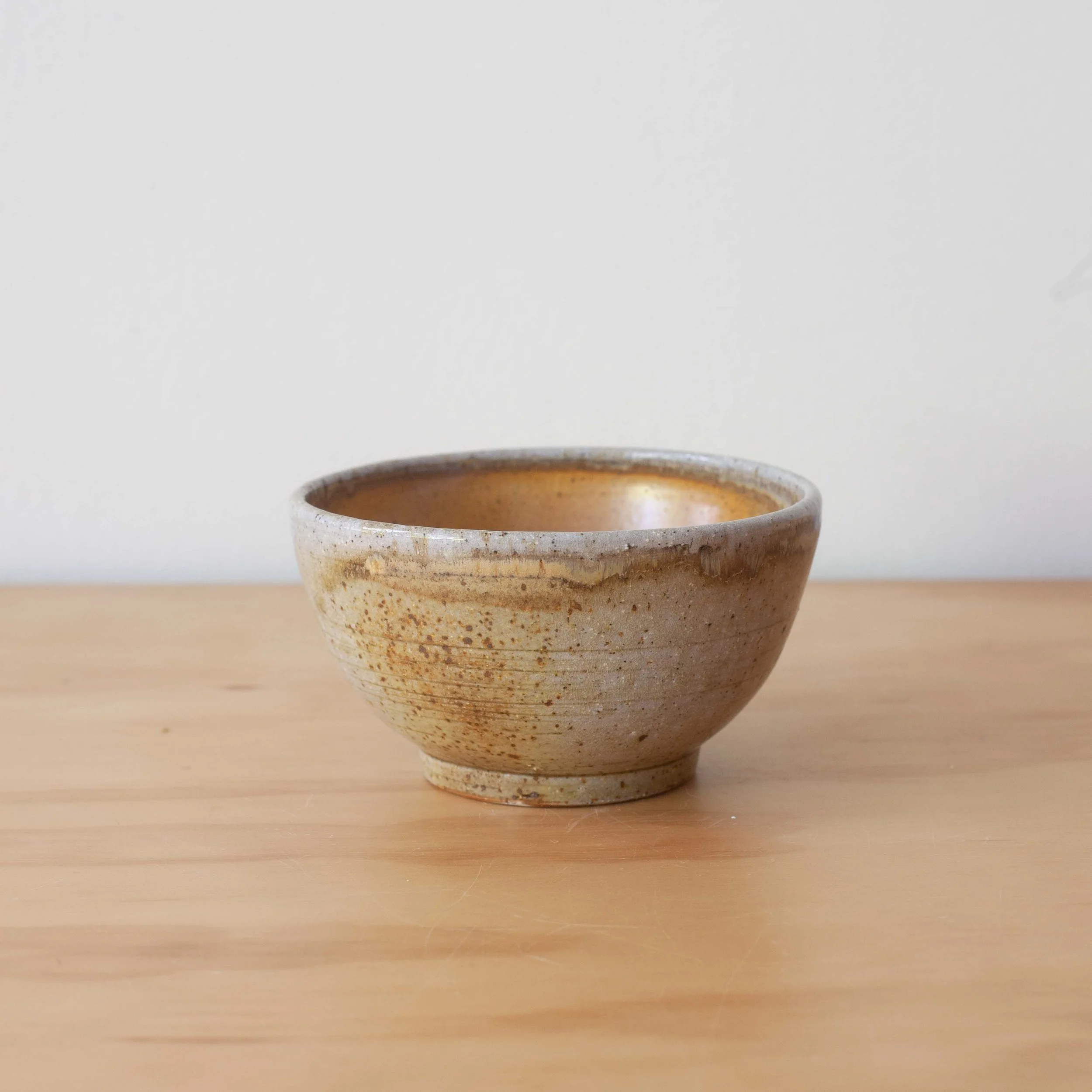 Yellow slip small tapas bowl