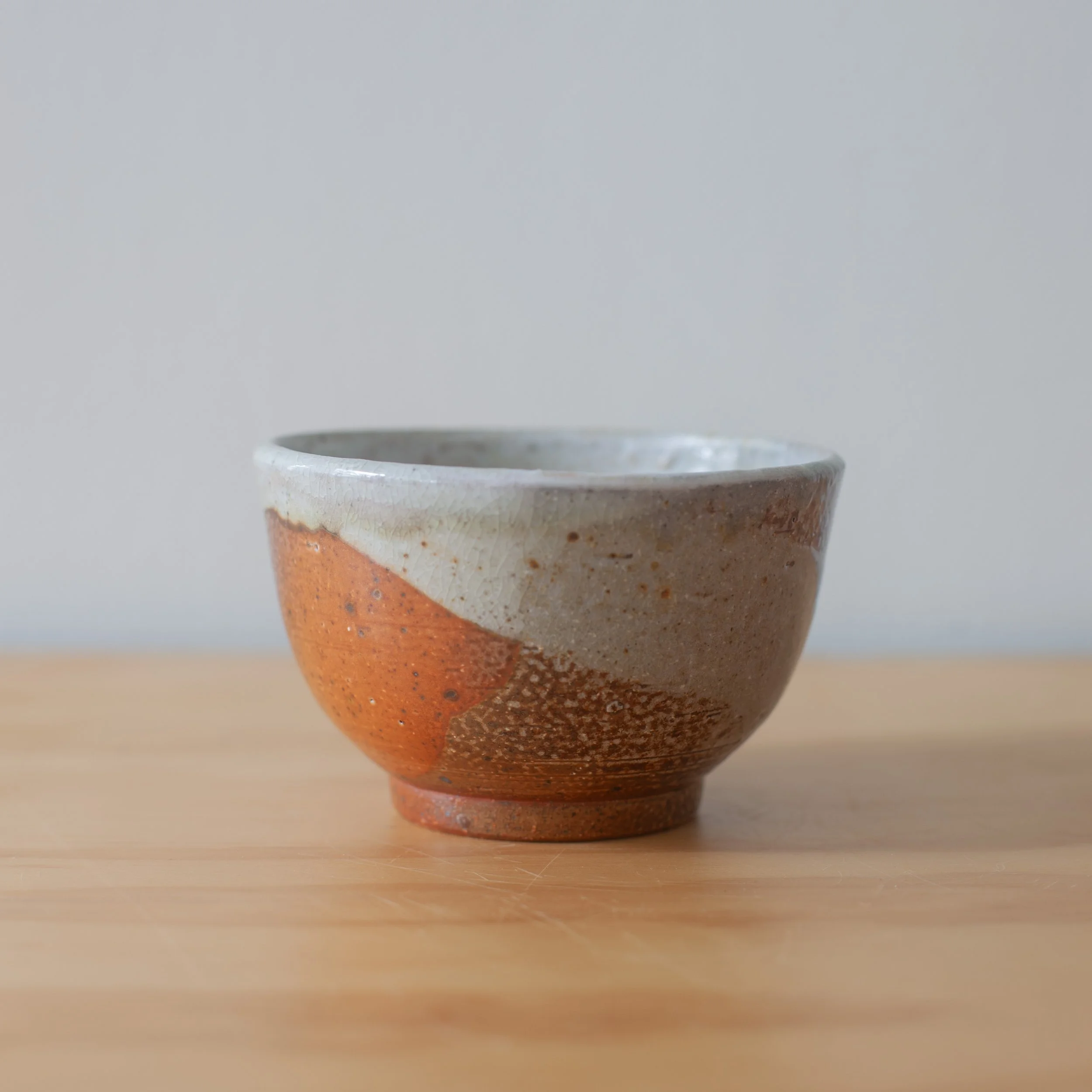 Small bowl, raw shino glaze