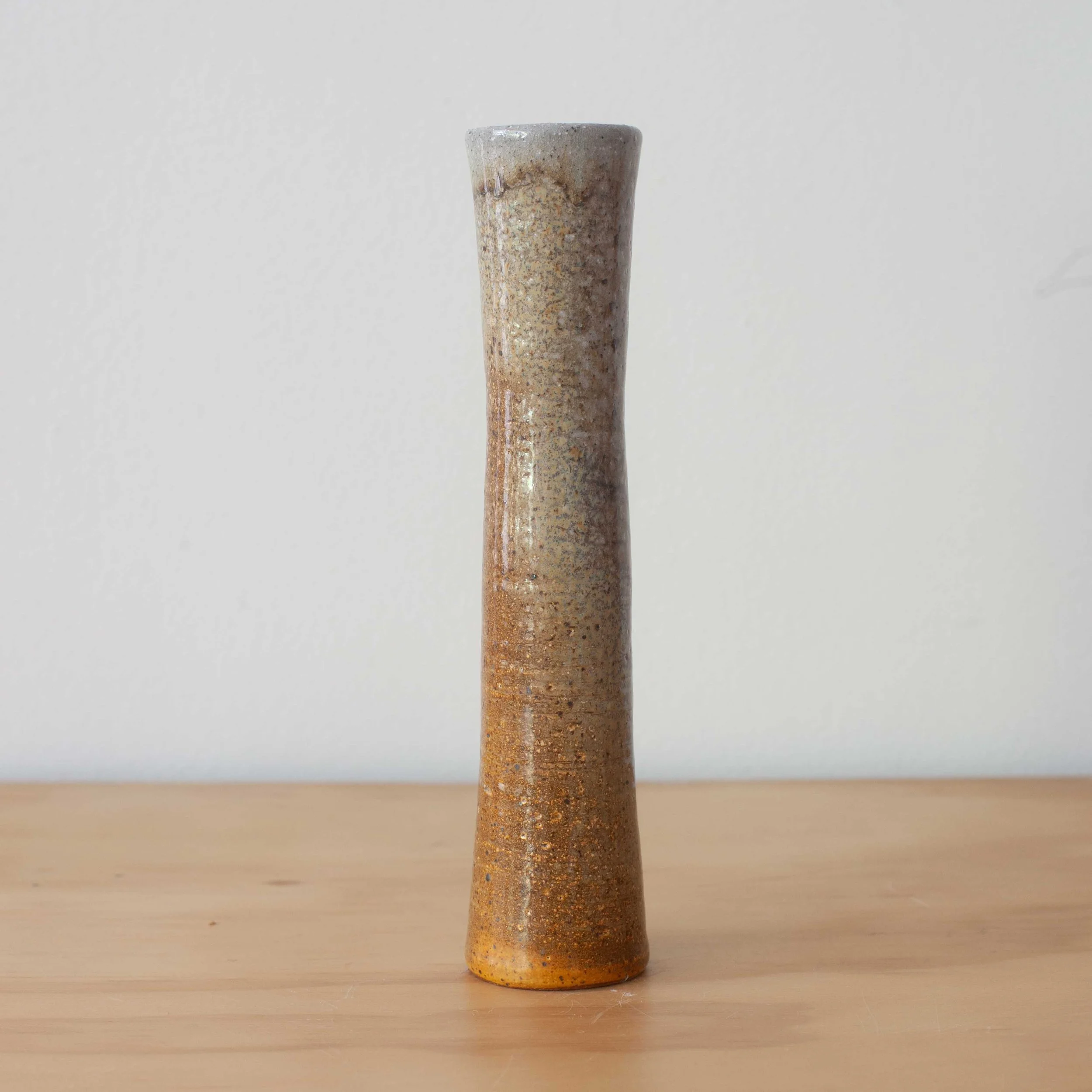 Toasted small wood-fired vase