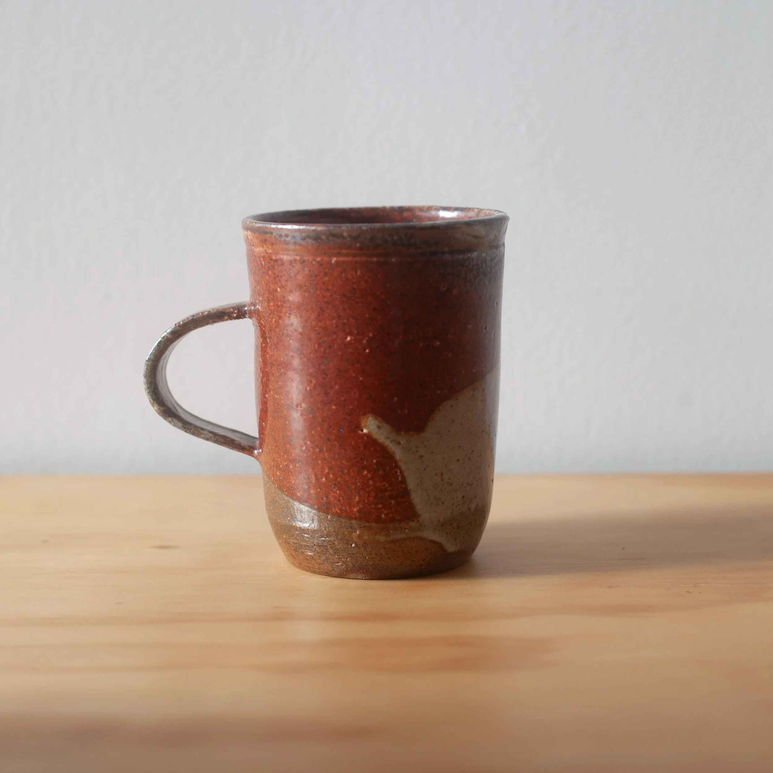 Stoneware wood fired cup