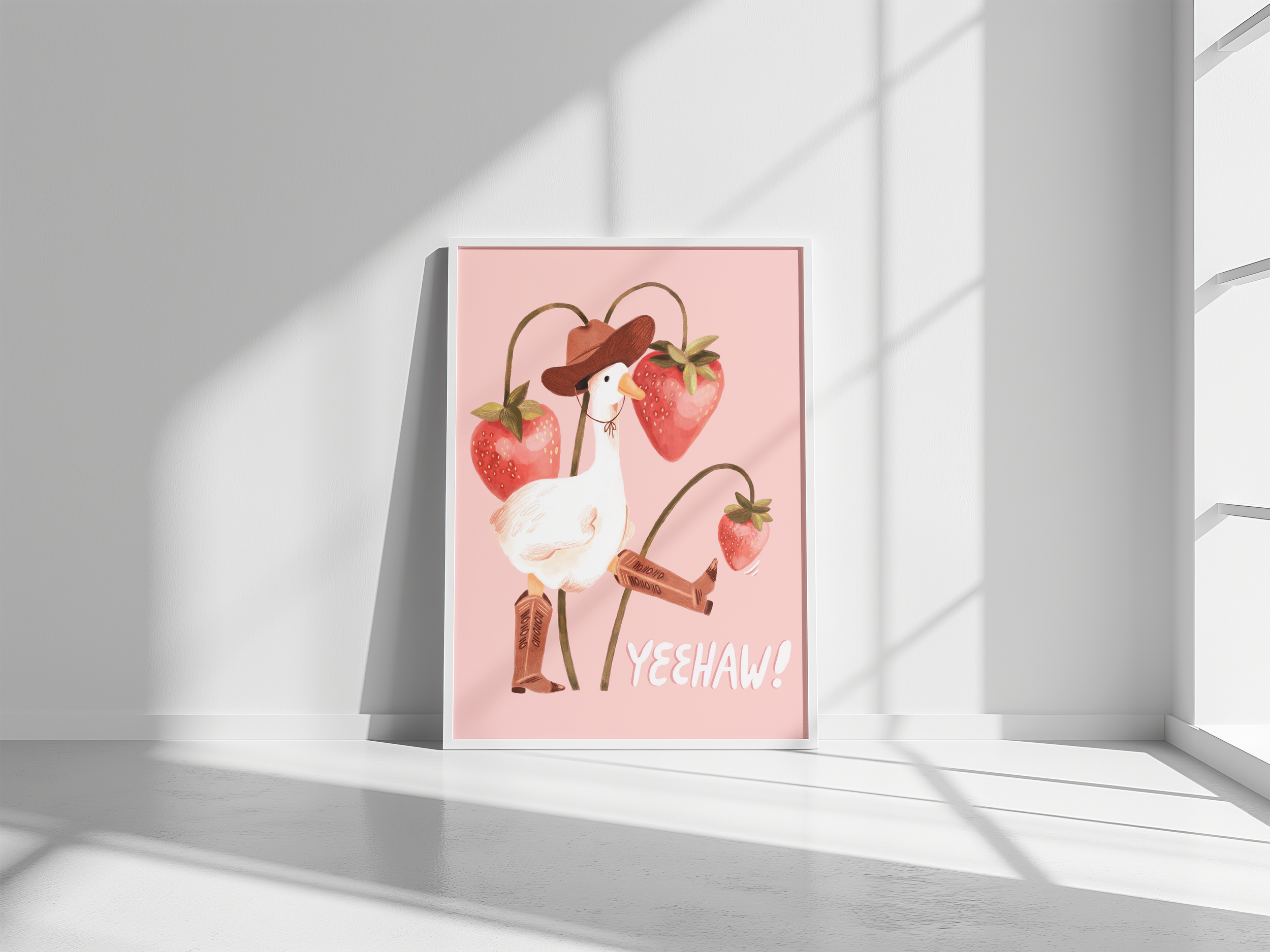 Yeehaw! print