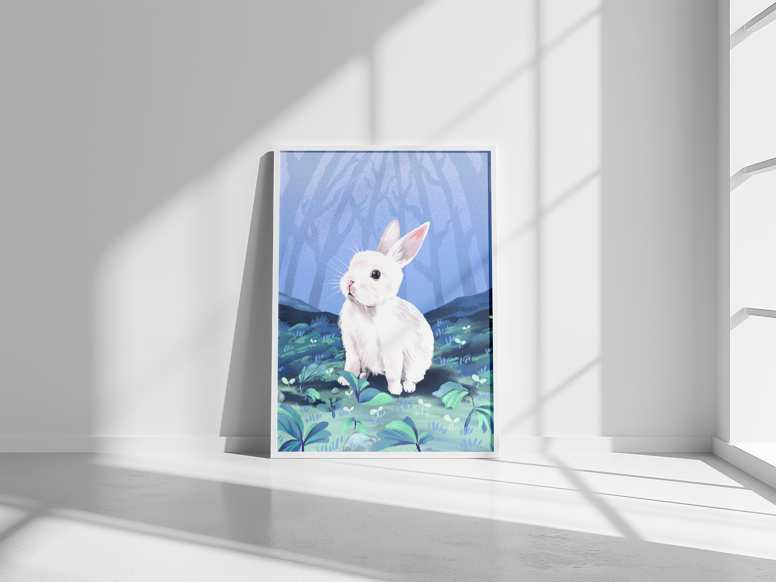 Lil’ bunny print