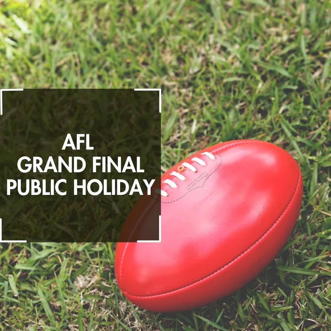 🏉🐾 AFL Grand Final Eve Public Holiday Closure 🐾🏉

Our clinic will be closed on Friday 26th September for the AFL Grand Final Eve public holiday.

We&rsquo;ll be back open as usual on Saturday 27th September.

If you have any concerns about your p