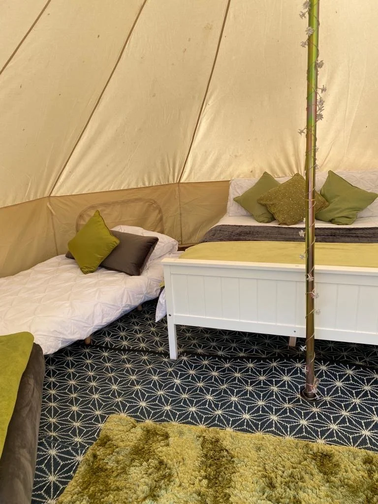 Glamping Bell Tent Oswestry Shropshire Fords Farm Airbnb Booking.com Google Forte Stays Self Catering Accommodation Near Shrewsbury Place to Stay near Oswestry