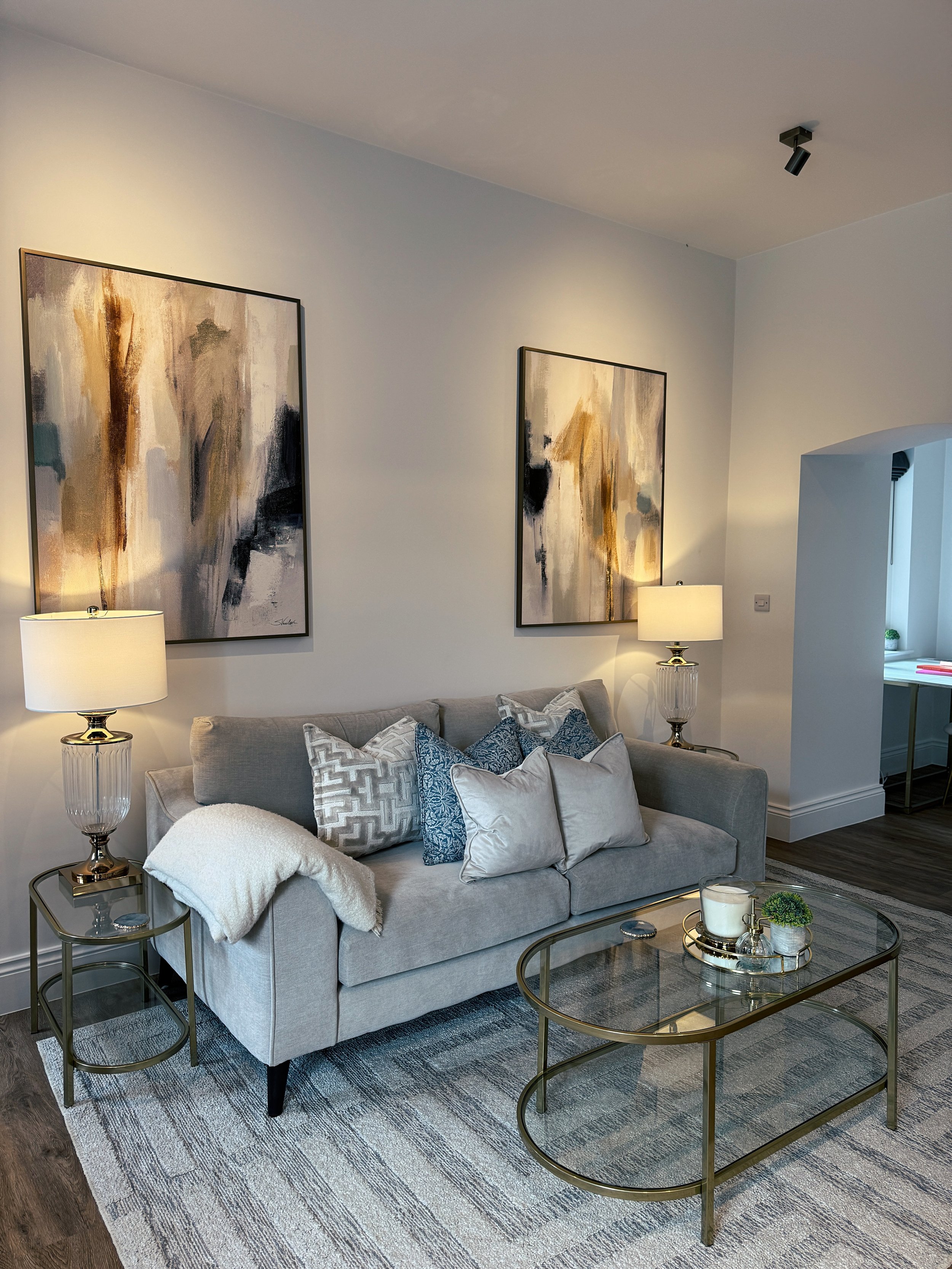 airbnb apartment with beautiful furnishings in village of betley cheshire