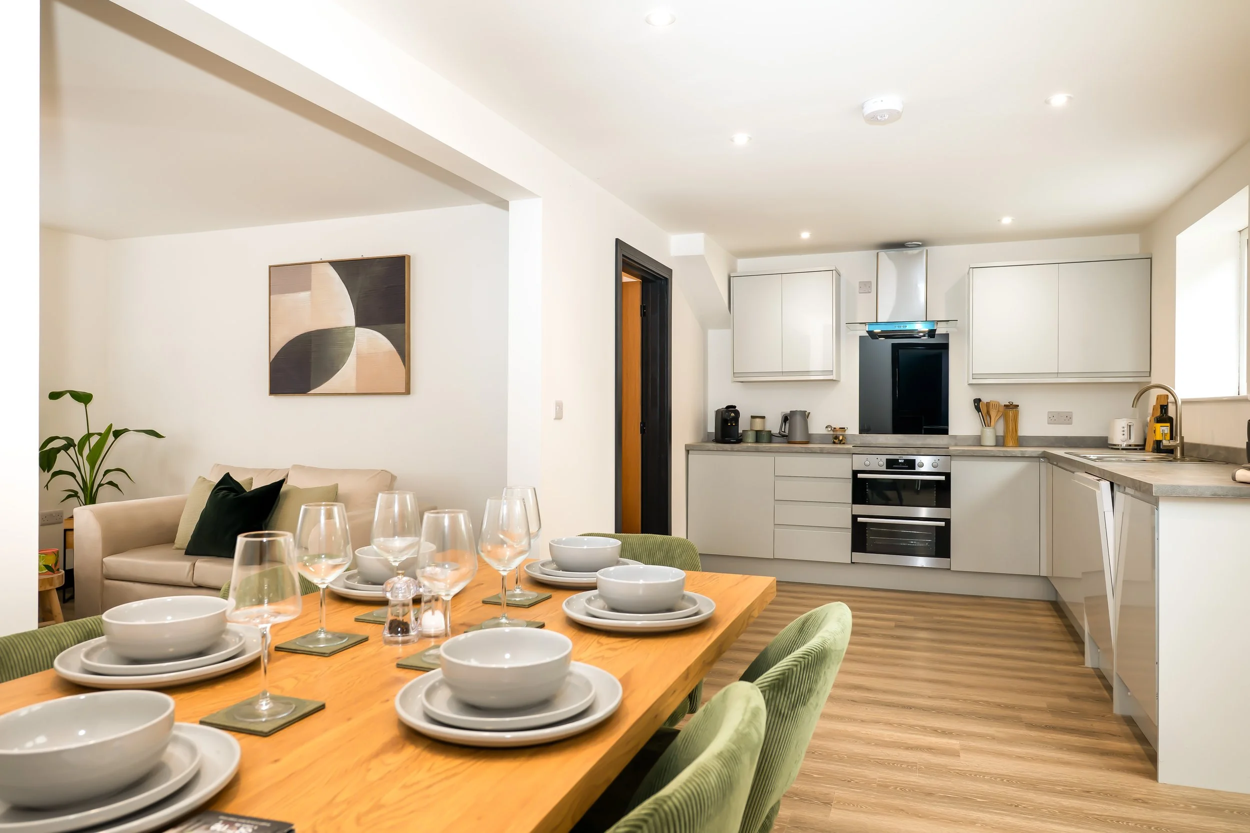 stone town centre airbnb booking.com short stay airbnb staffordshire canal stay new build