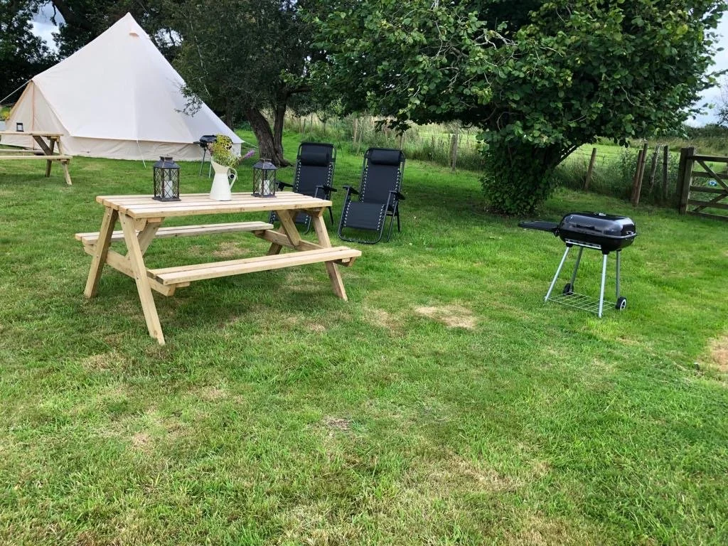 Shropshire Oswestry Fords Farm Glamping Camping Forte Stays Place to stay airbnb self catering accommodation Twyford 