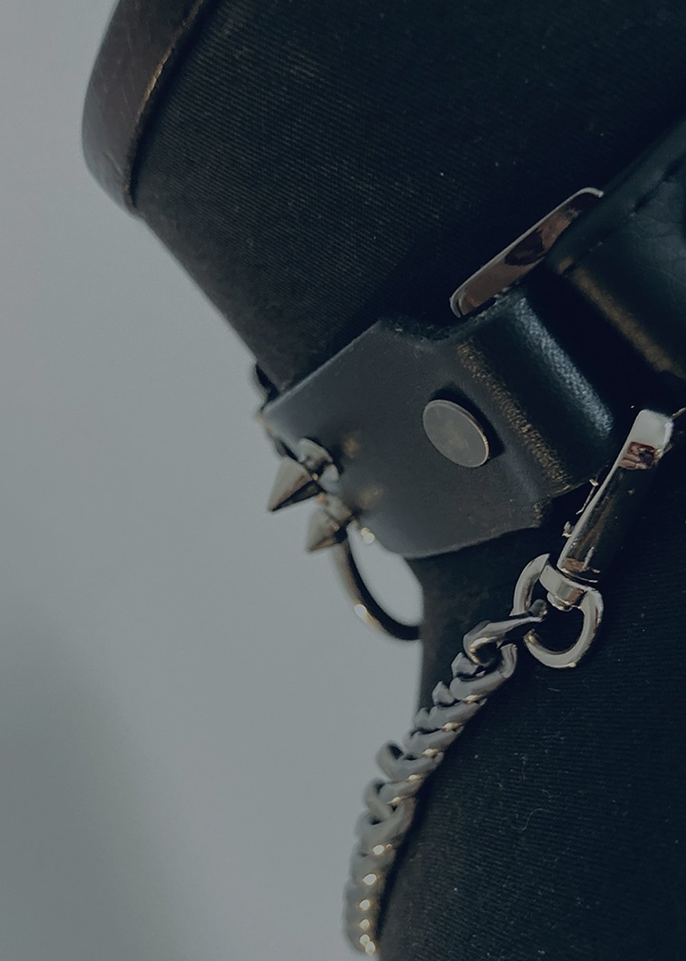 Lion Choker vinyl silver house of marmol 4.jpg