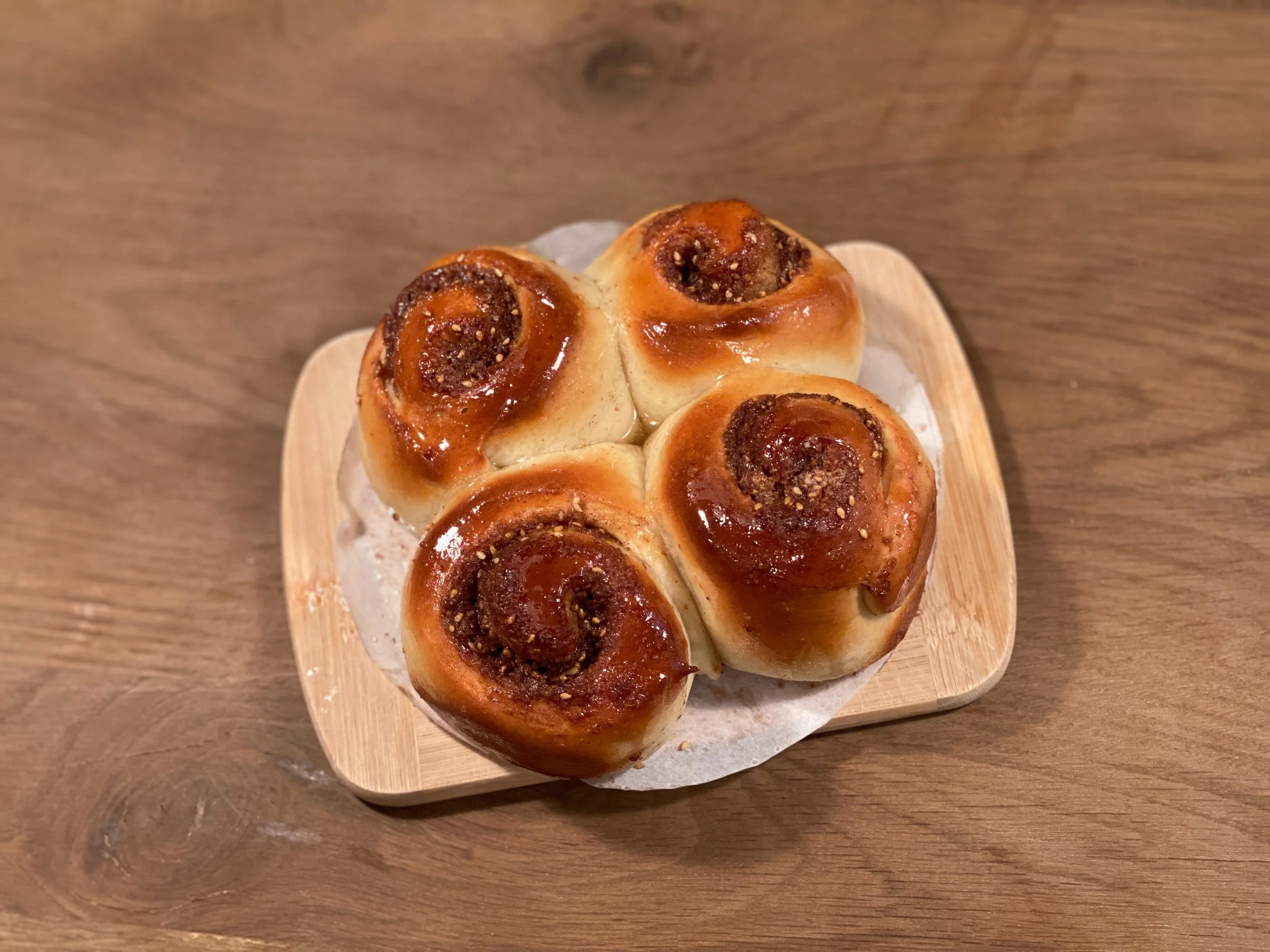 Honey Spiced Artisan Buns