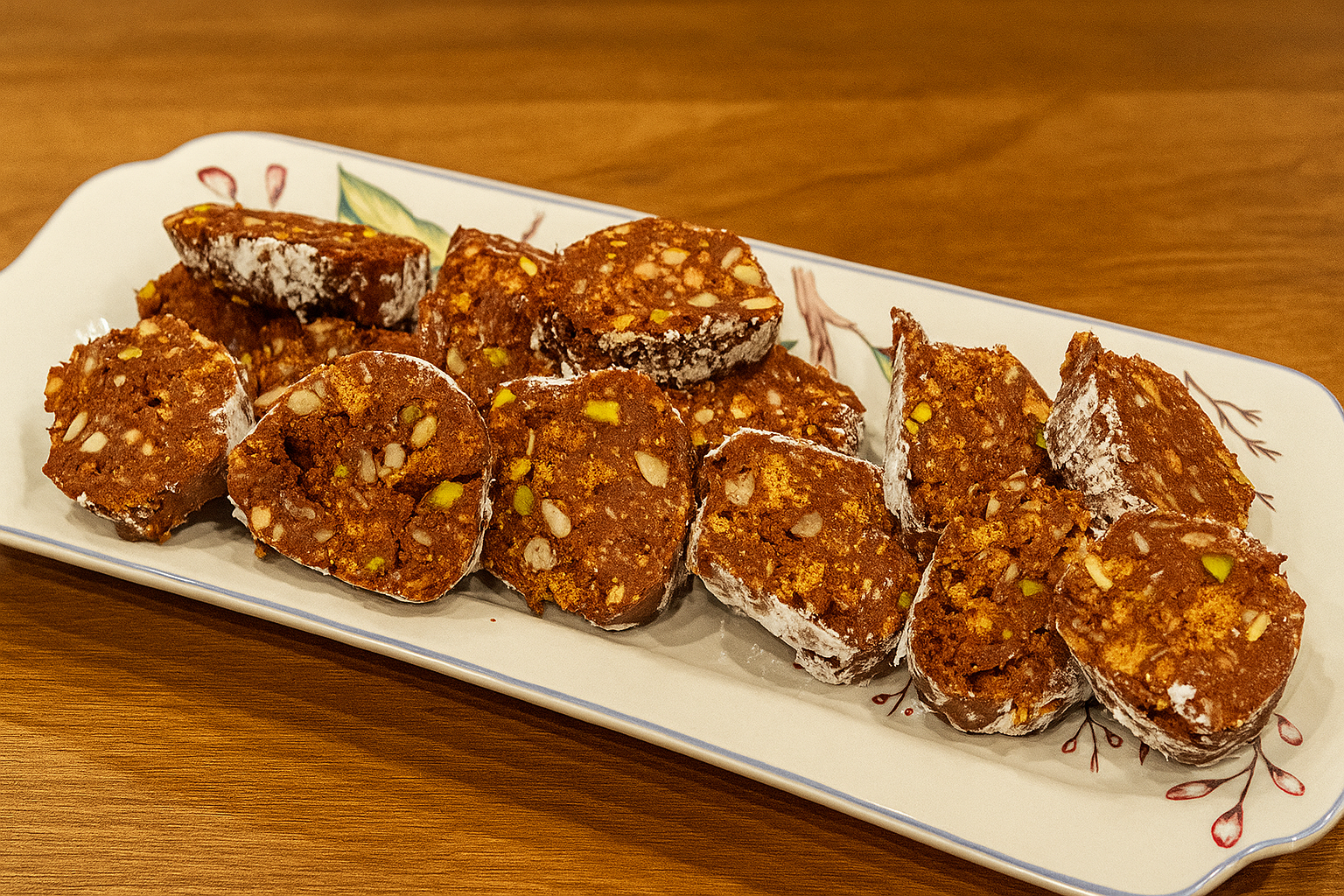 Classic Chocolate Fruit & Nut Slice - Panforte