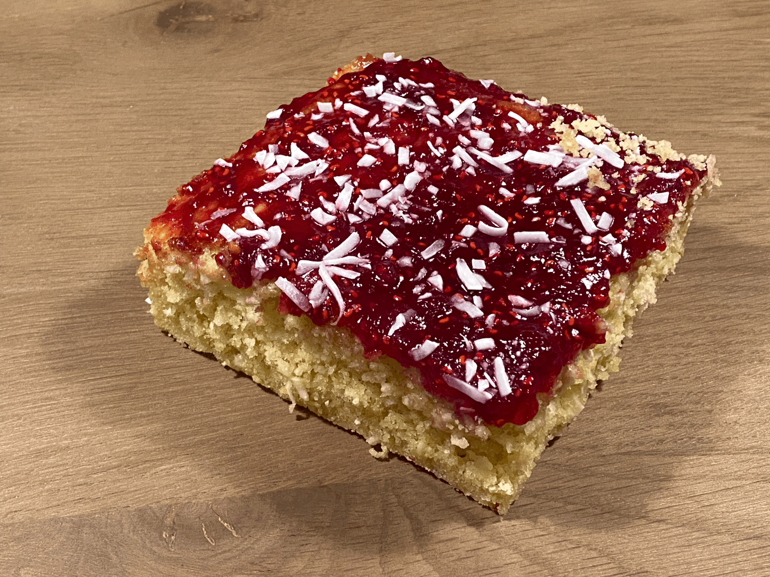 Gluten-Free Raspberry Coconut Squares