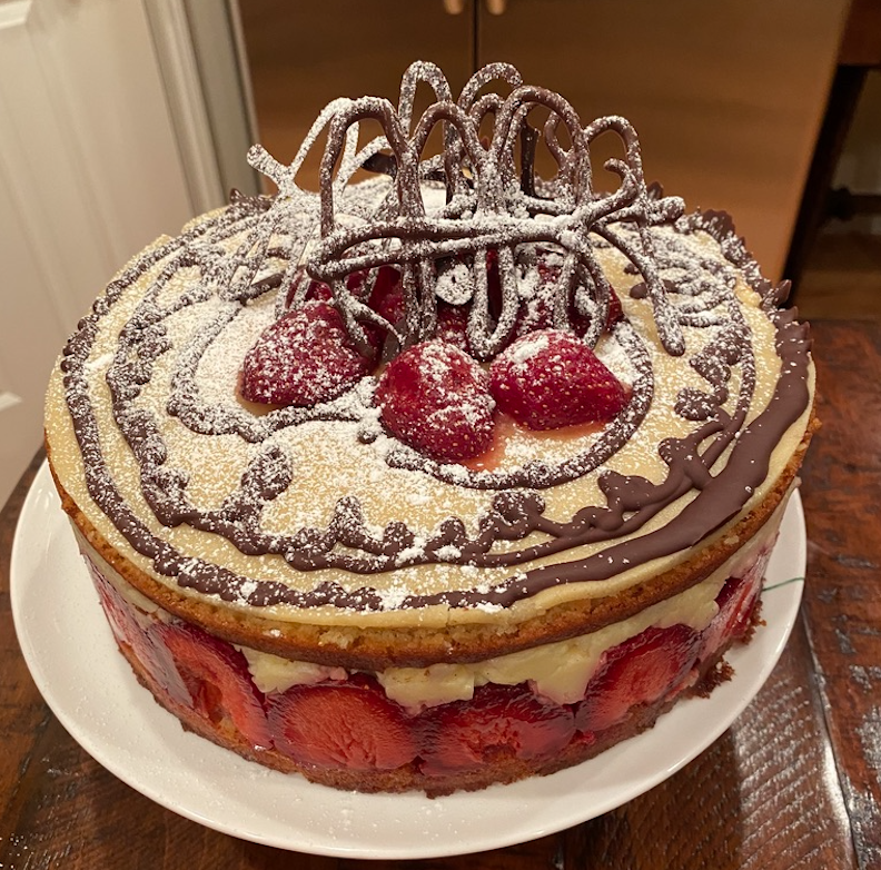 Fraisier Cake
