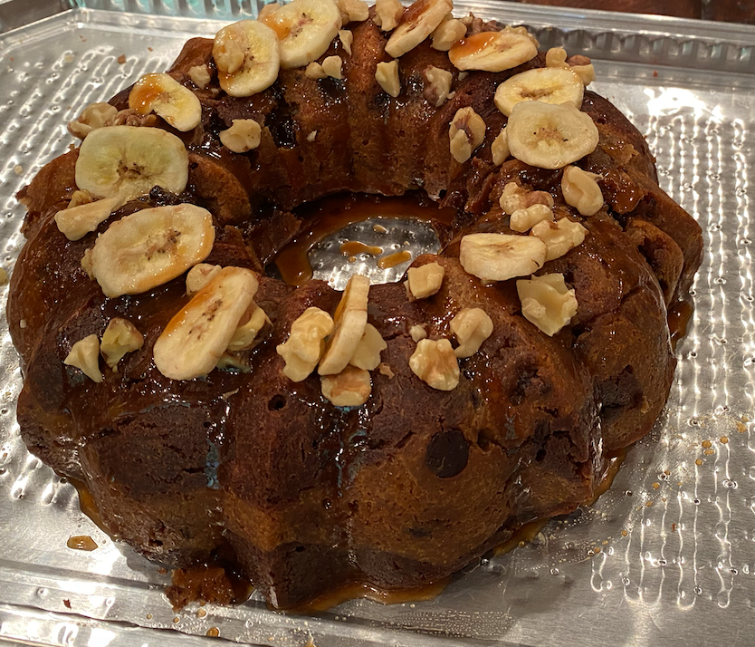 Banana and Chocolate Cake