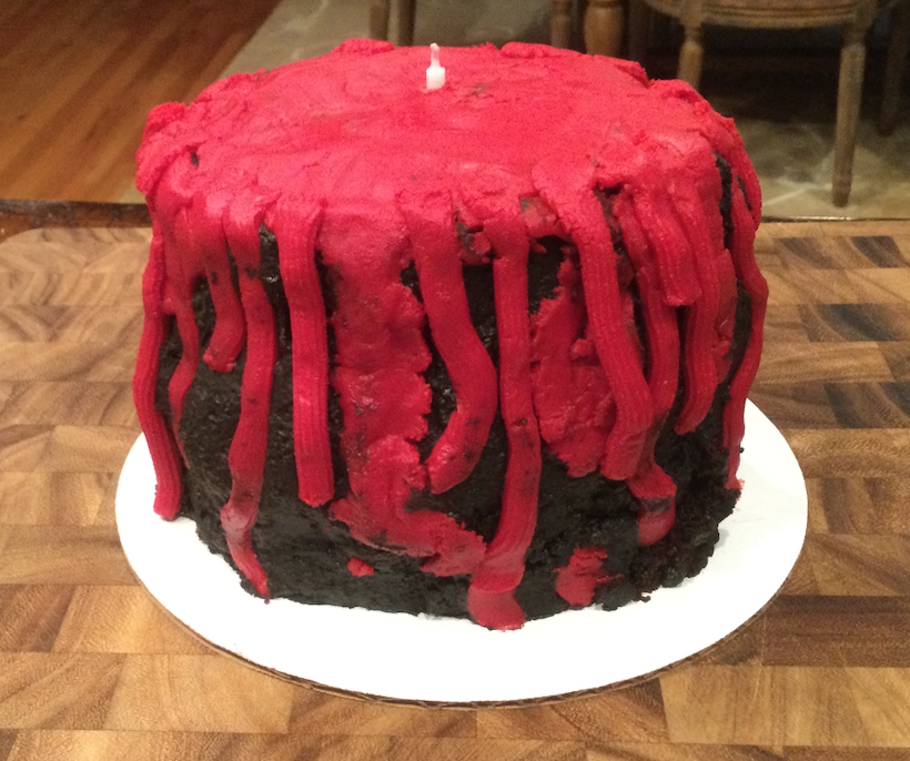 Chokolate Candle - Halloween Cake