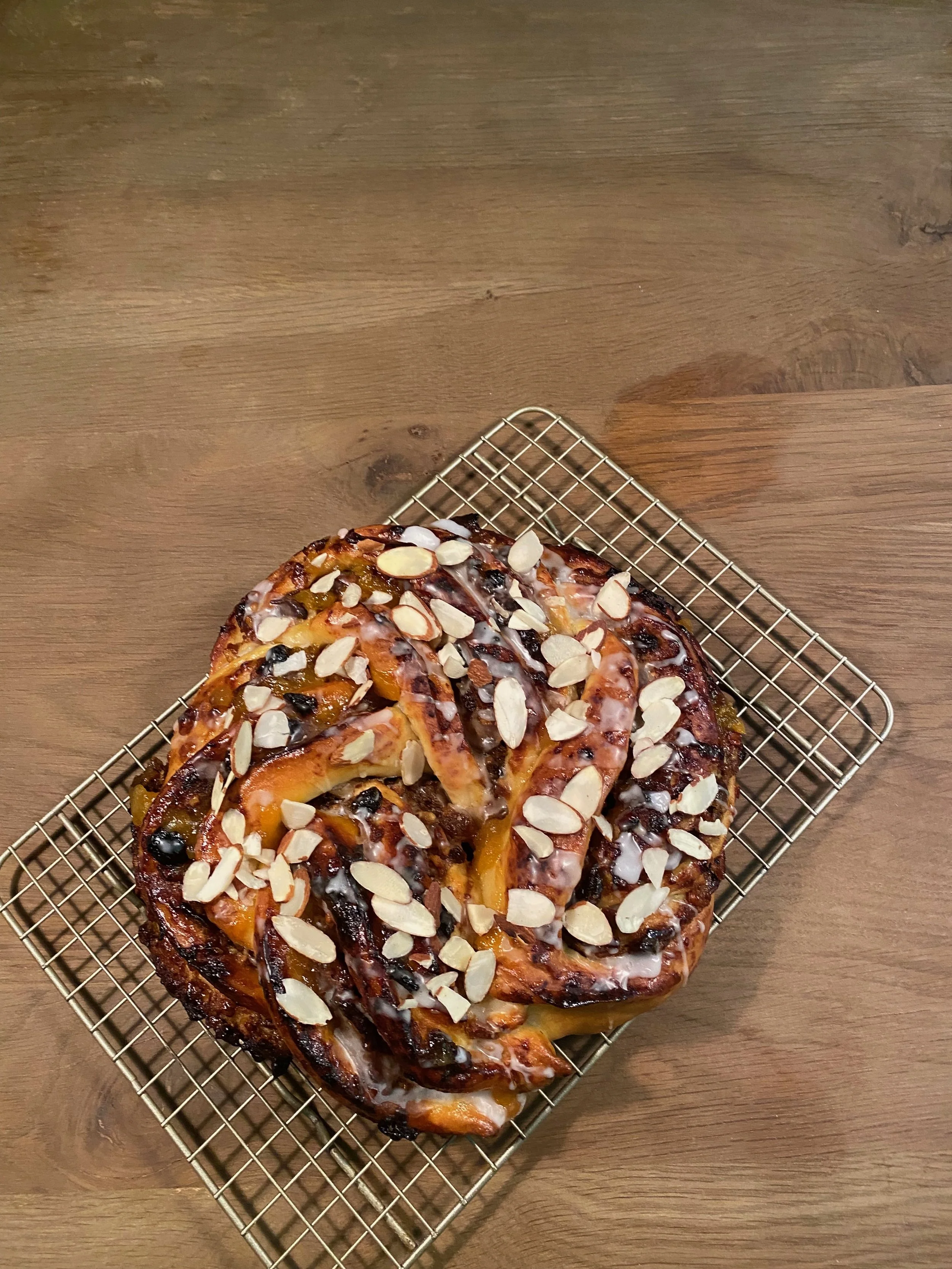 Apricot Almond Wreath