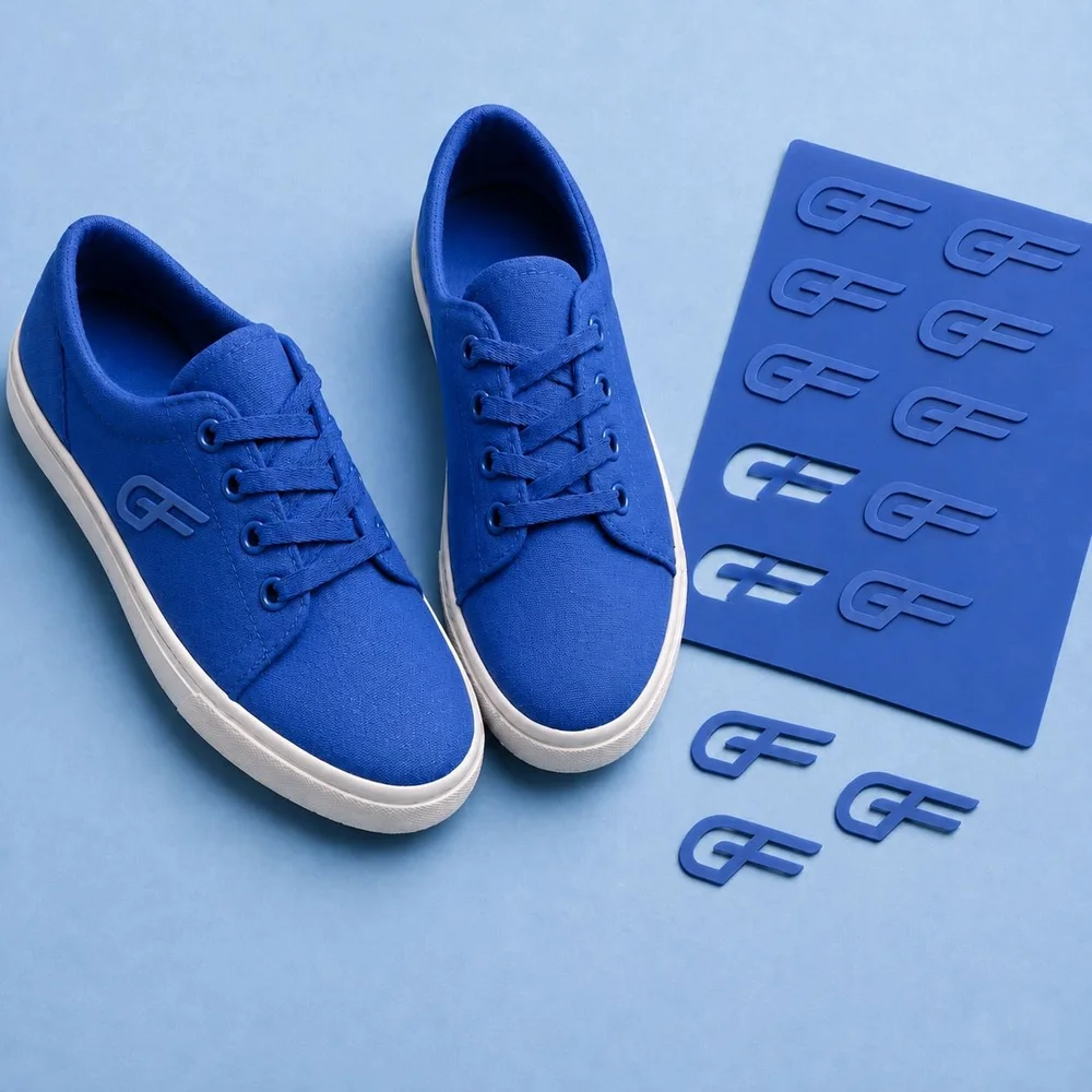 TPU decorative shoe parts and logos for footwear manufacturing