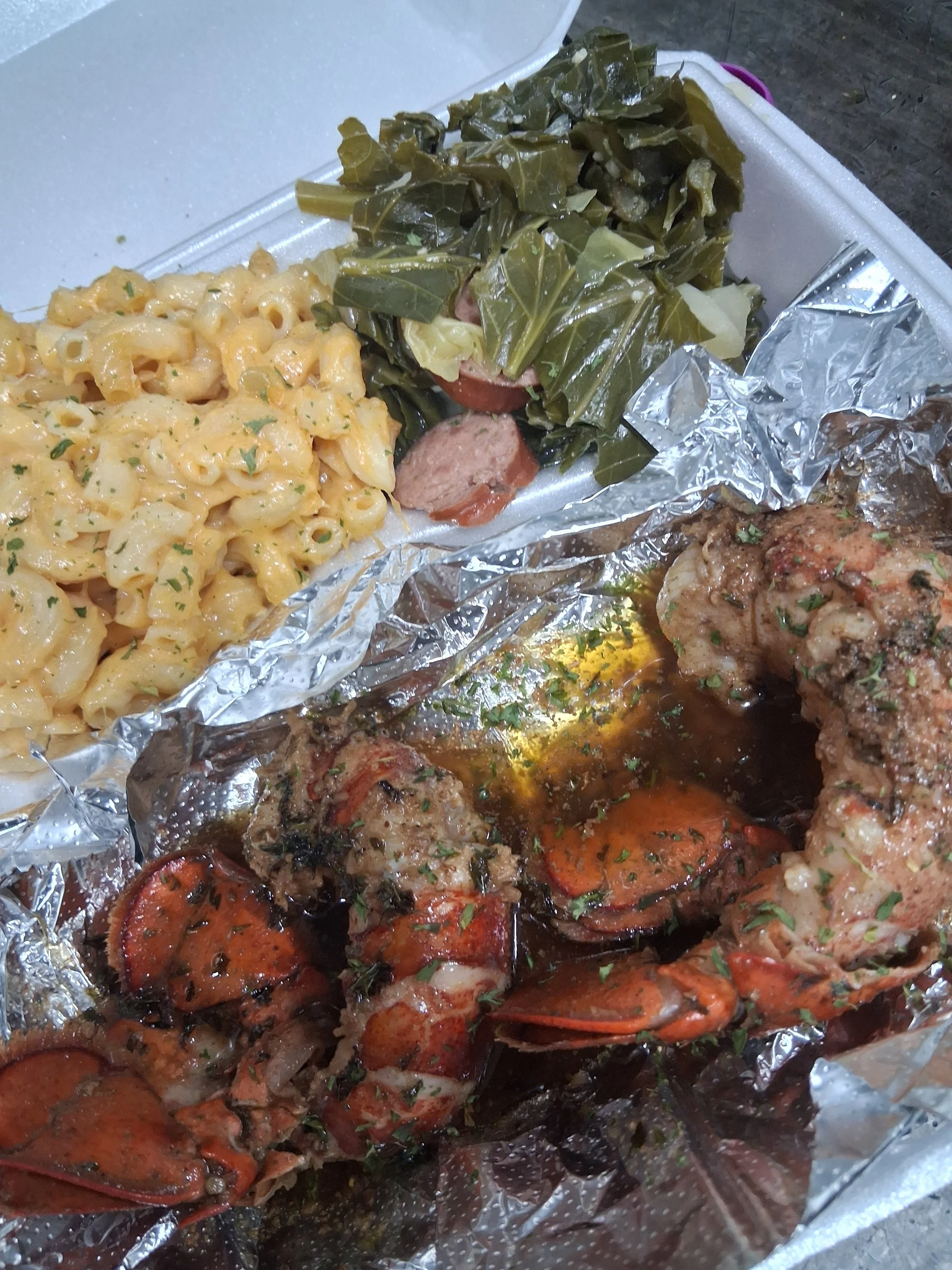 5oz Lobster Tail w Fries