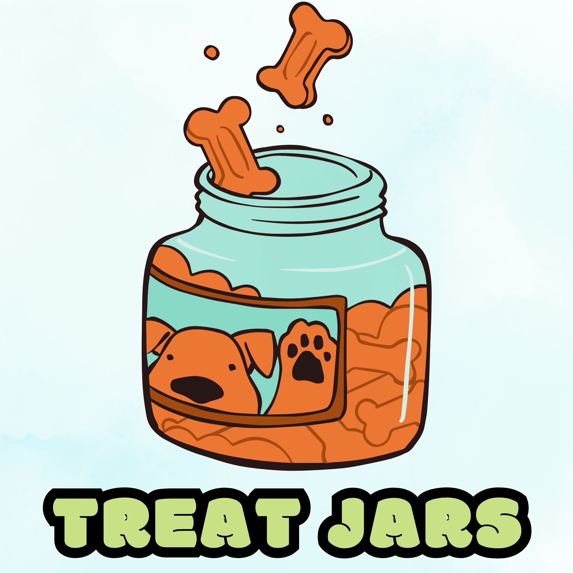 Dog Treat Jars