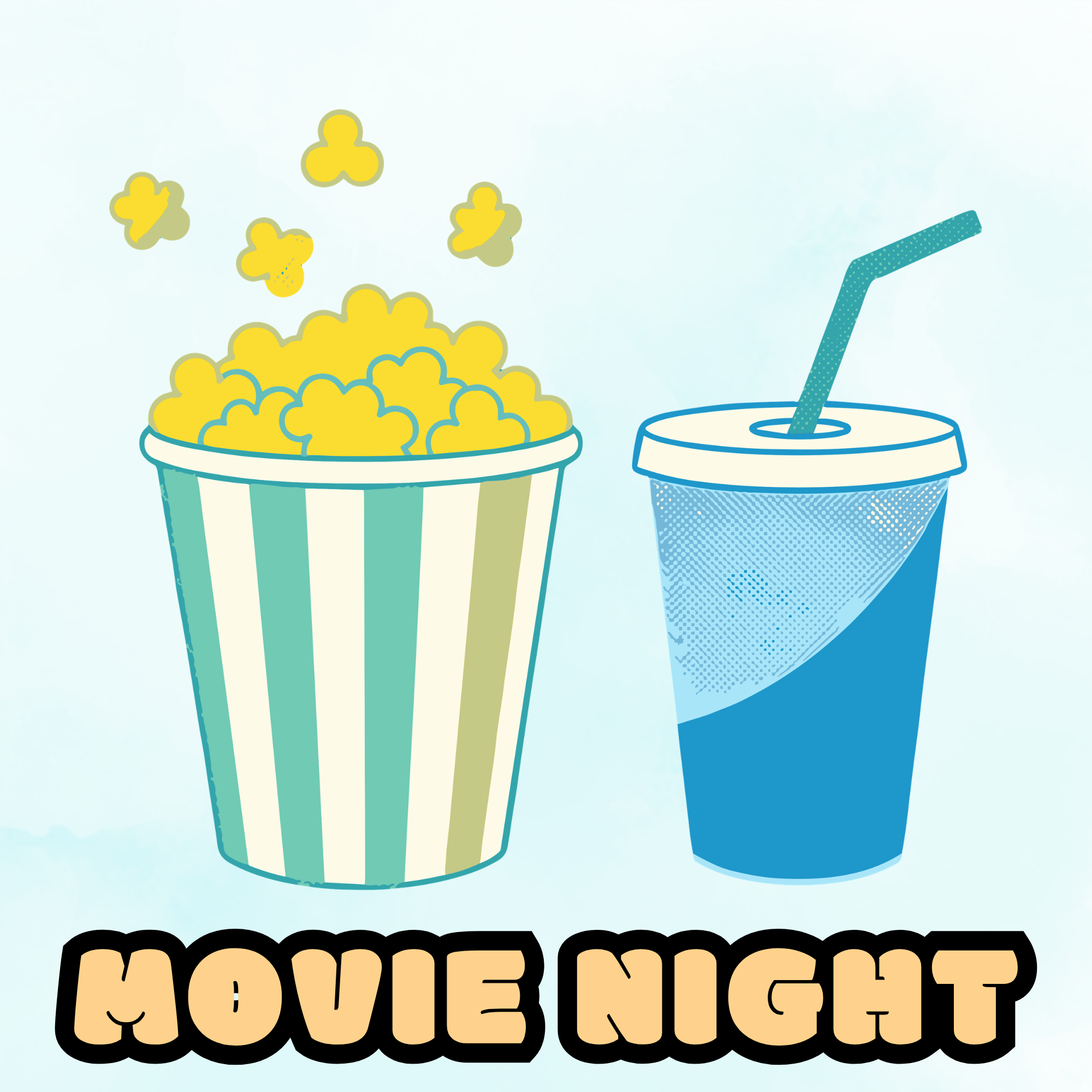 Movie Night (popcorn & mystery cup set)