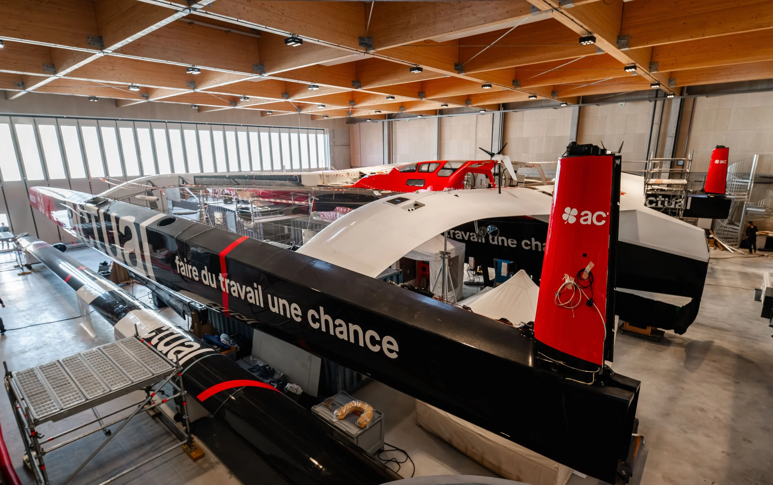 Chantier d’hiver en cours pour Actual Ultim 4