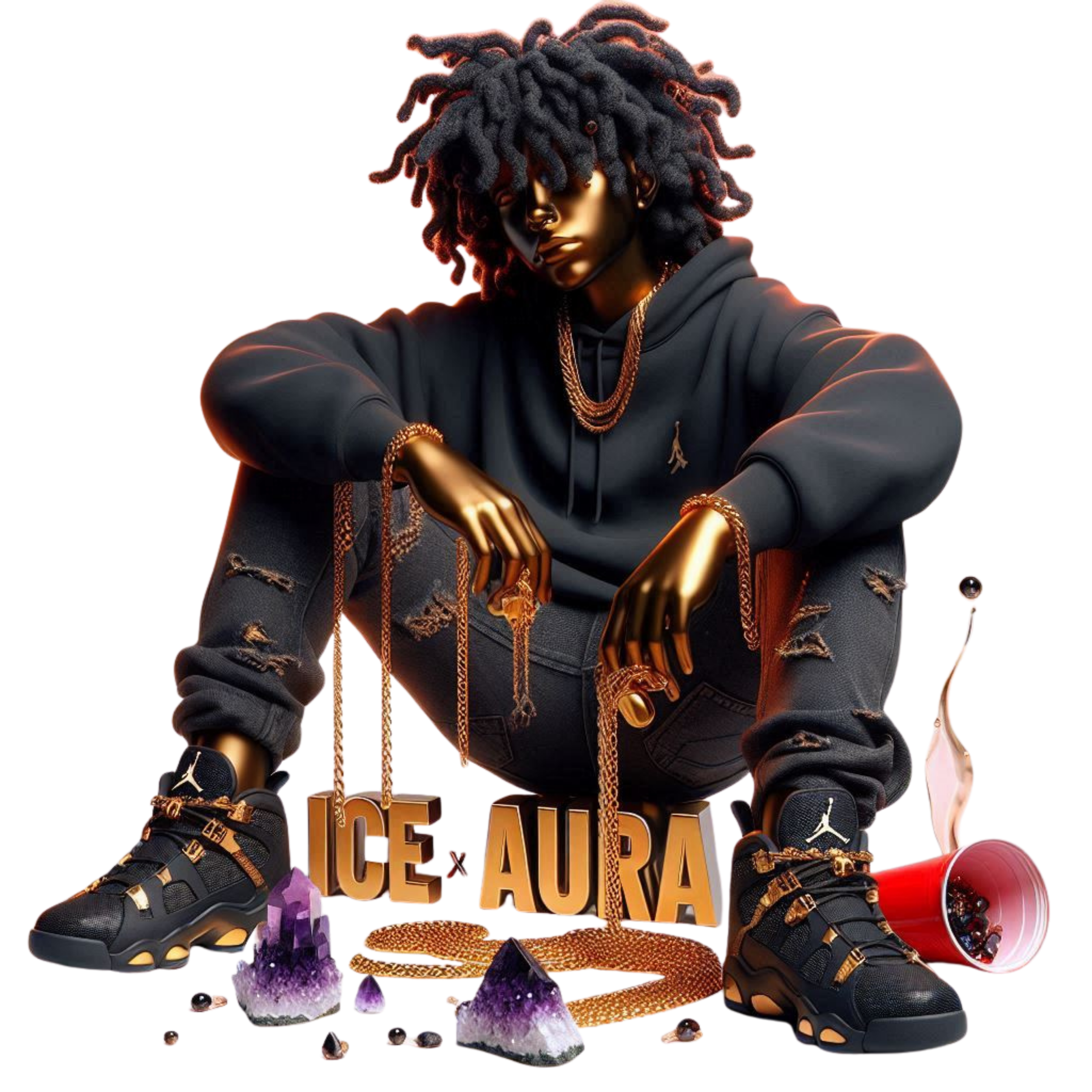 FOREVER ROLLIN'
“I move through life like a river of gold.
No matter the bends, I never stop shining.”