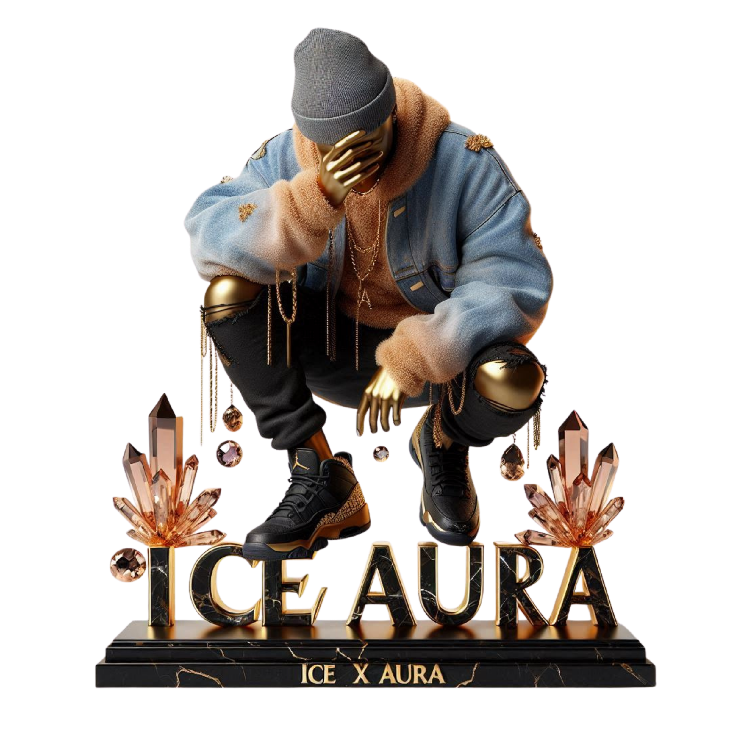 GOLDEN BURDEN
“I wear the weight so my future can fly.
Even my silence is made of power.”