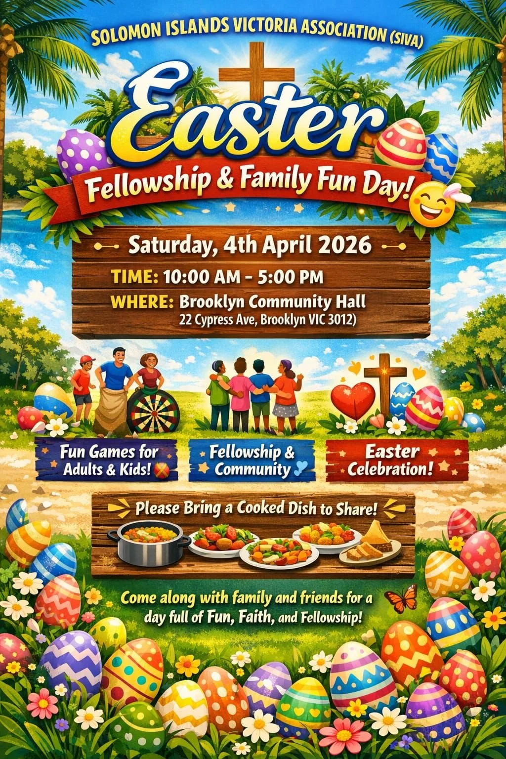 Easter Fellowship & Family Fun Day (Solomons)