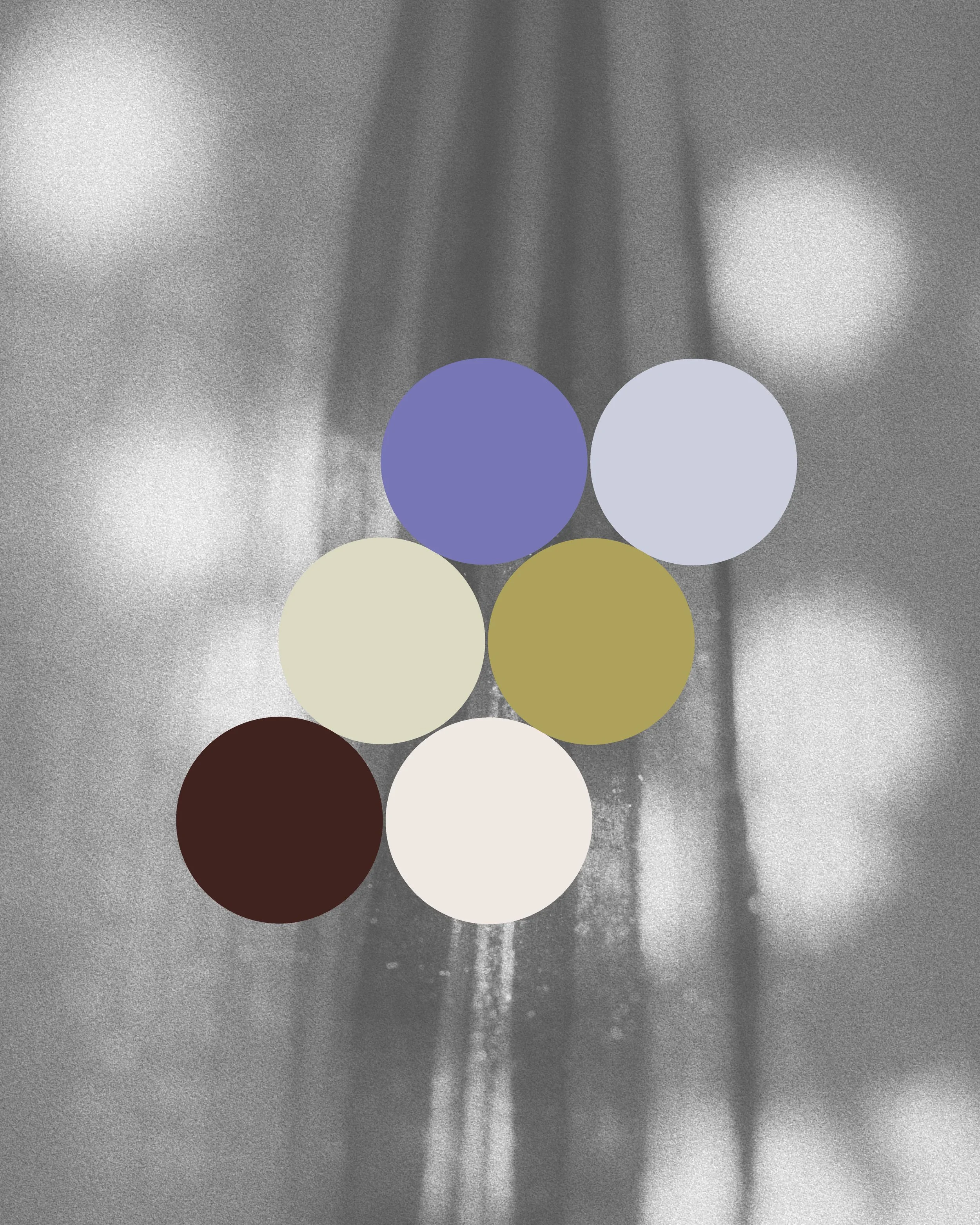 Palette de couleurs identité visuelle pour une artisane bijoutière marseillaise