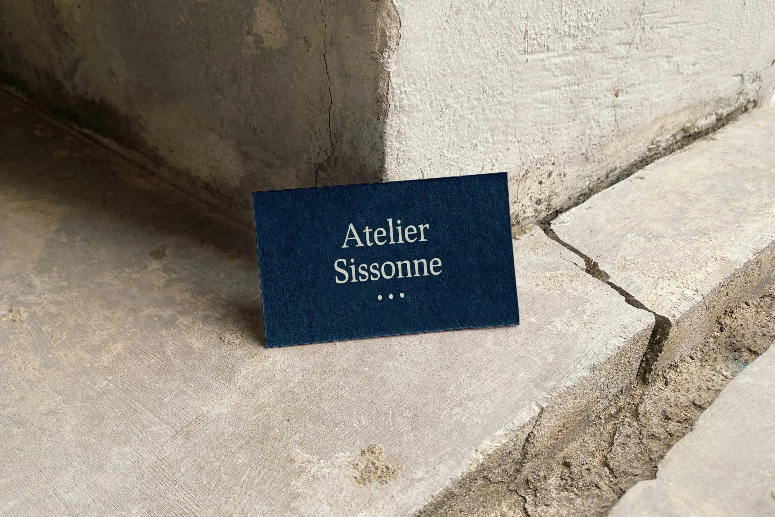 Carte de visite pour une peintre artisane en provence