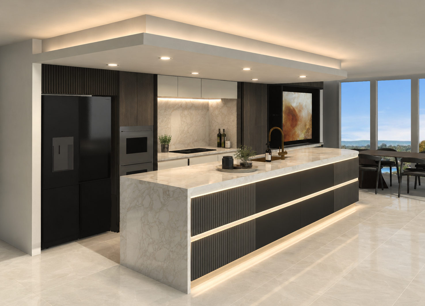 Bursword Kitchen and Living Rennovation