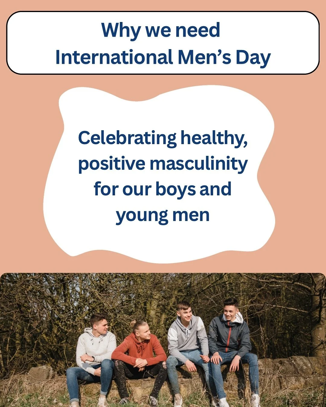 International Men&rsquo;s Day is a reminder that our boys deserve space to grow into men who are emotionally aware, respectful and confident in who they are. 💙

As parents, we get to shape what healthy masculinity looks like for the next generation 