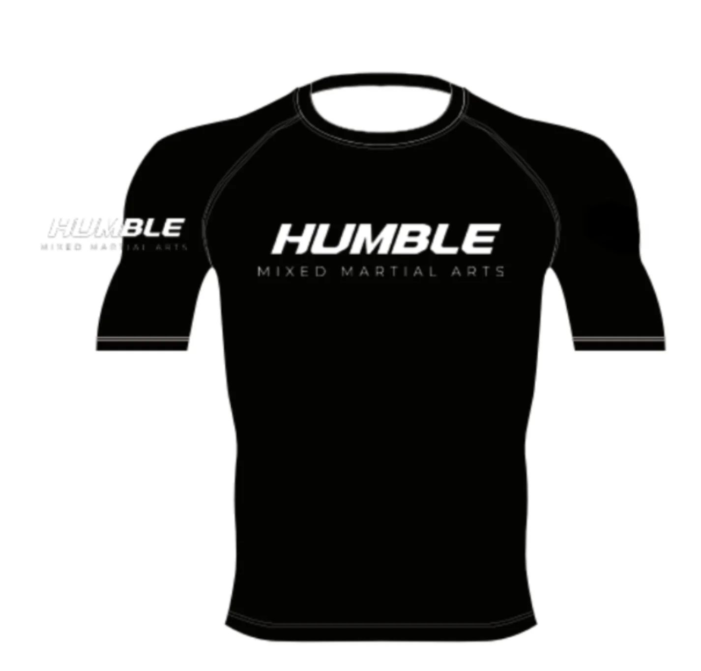 Pre Order - Teens Black Humble Rashie