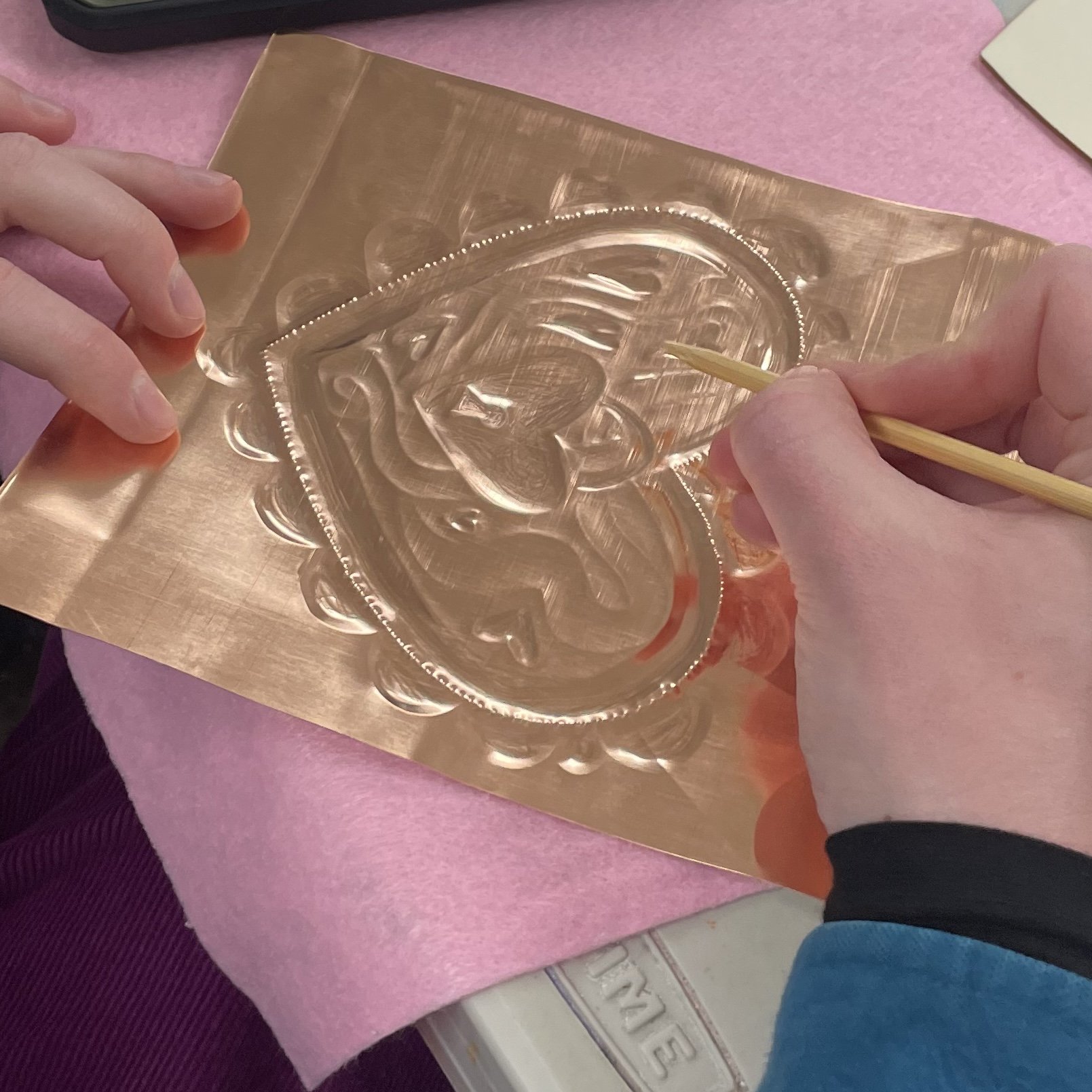 project: copper imprinting
topic: the imprints upon our life