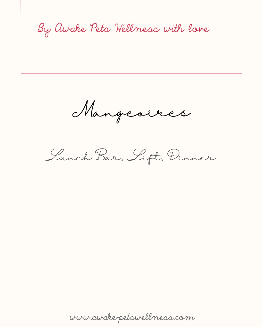 Mangeoires