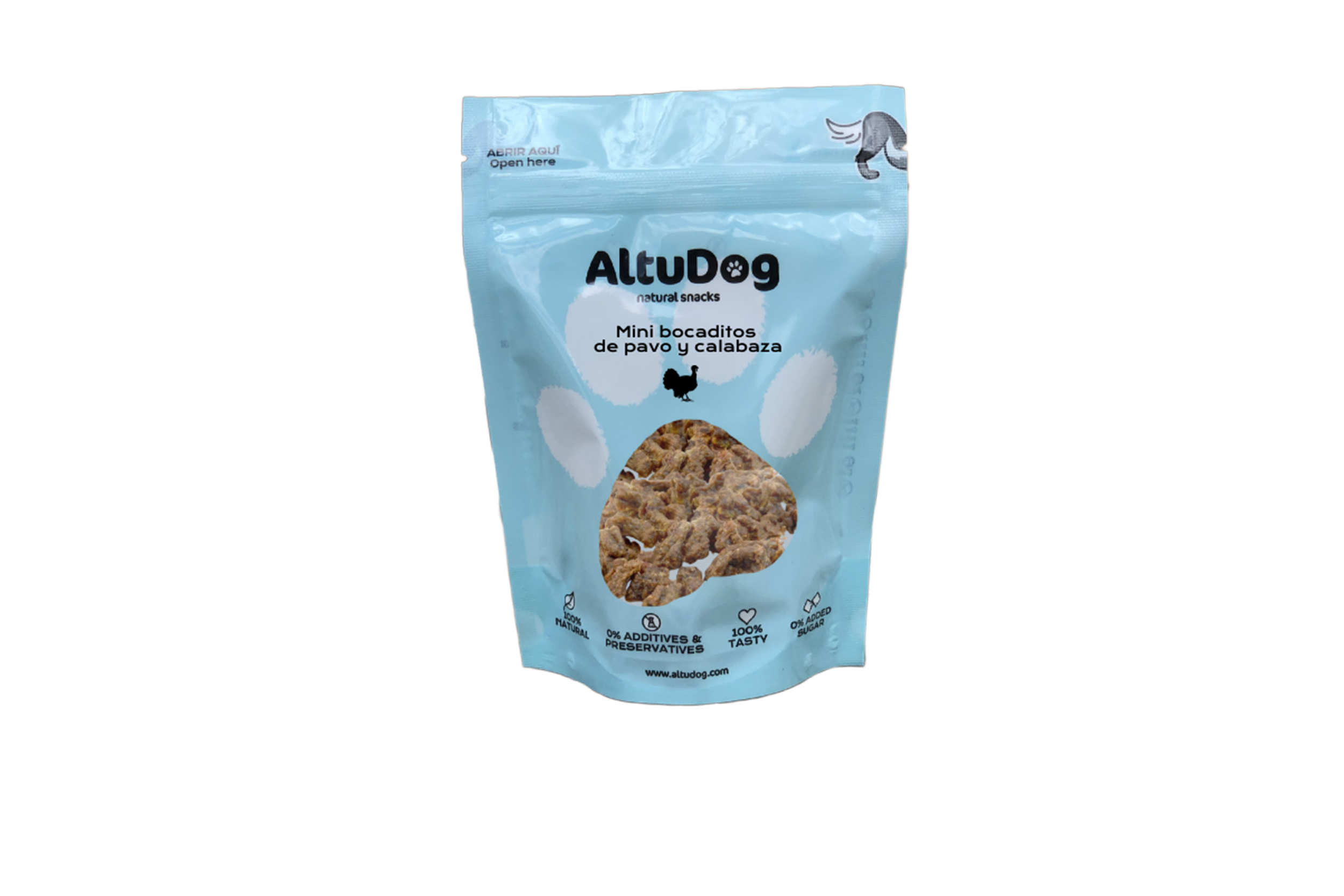 Mini bouchées de dinde et courge, 100g