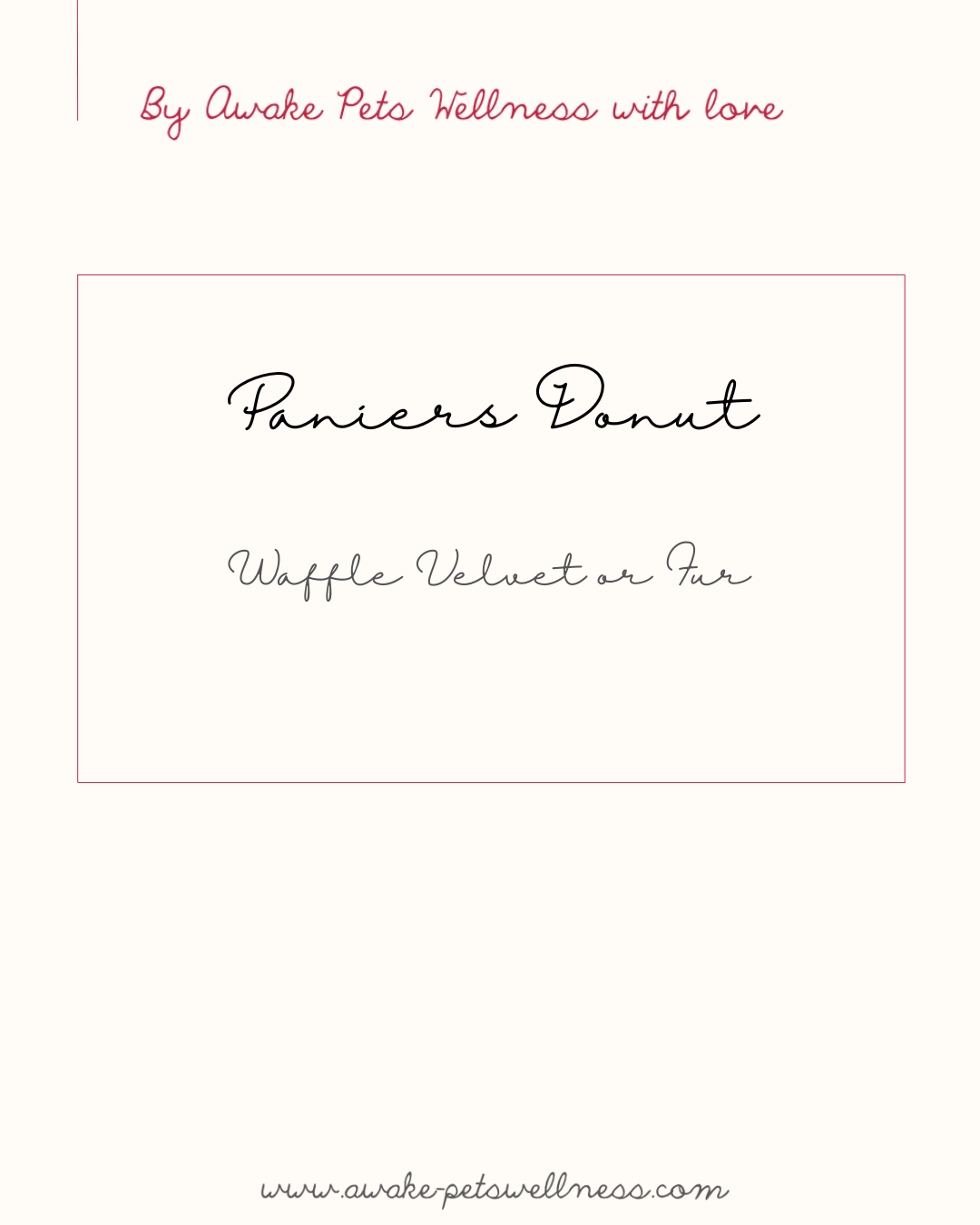 Paniers Donut