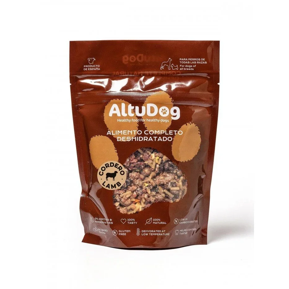 Menu Agneau pour chiens avec riz 2 kg