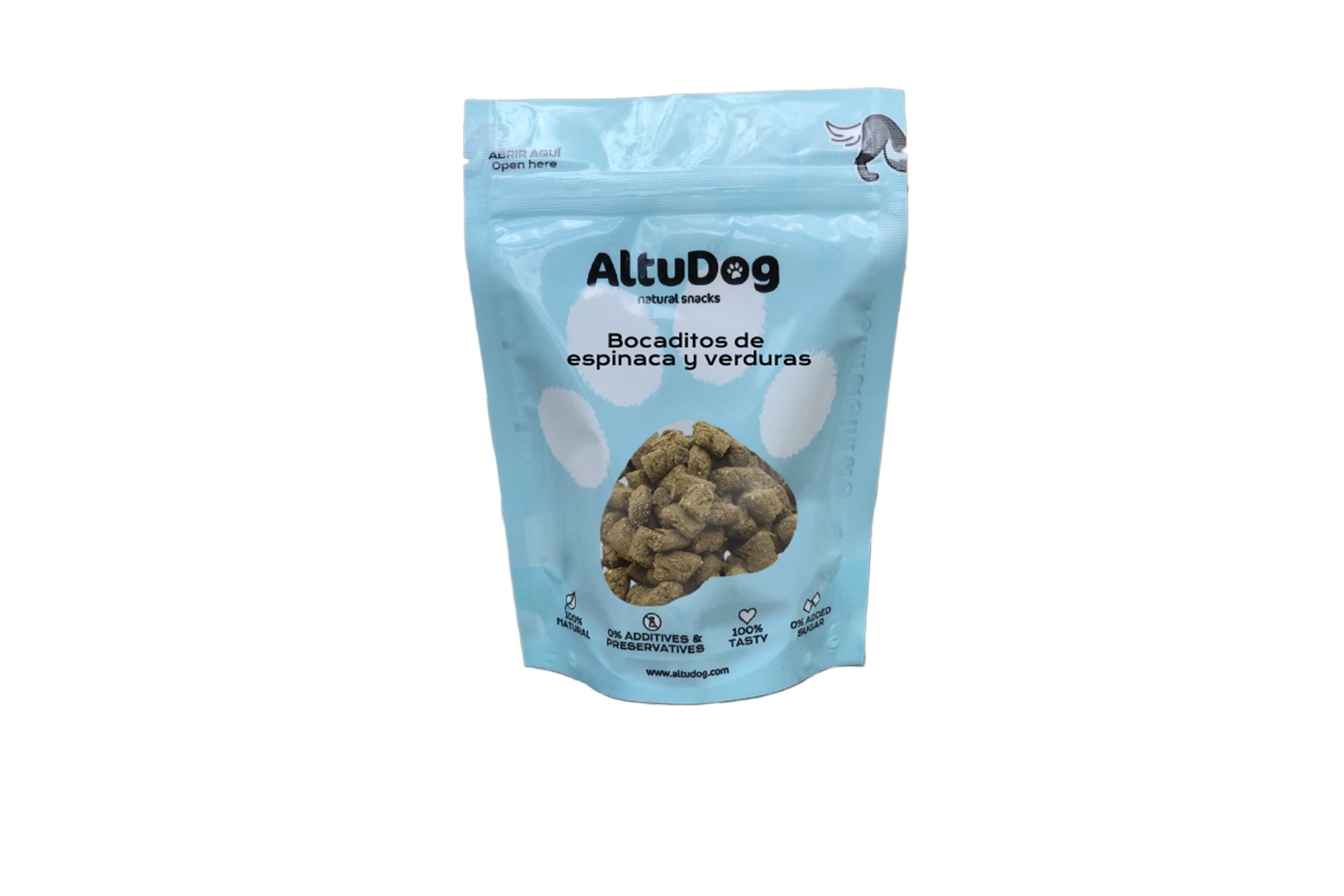 Friandise Épinards et légumes, 100g