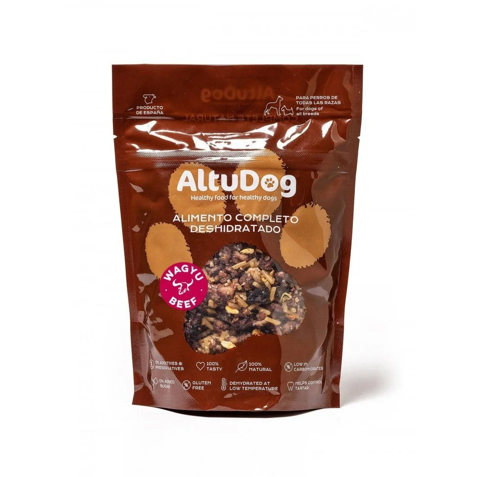 Menu Boeuf Wagyu pour chiens avec riz 250 g