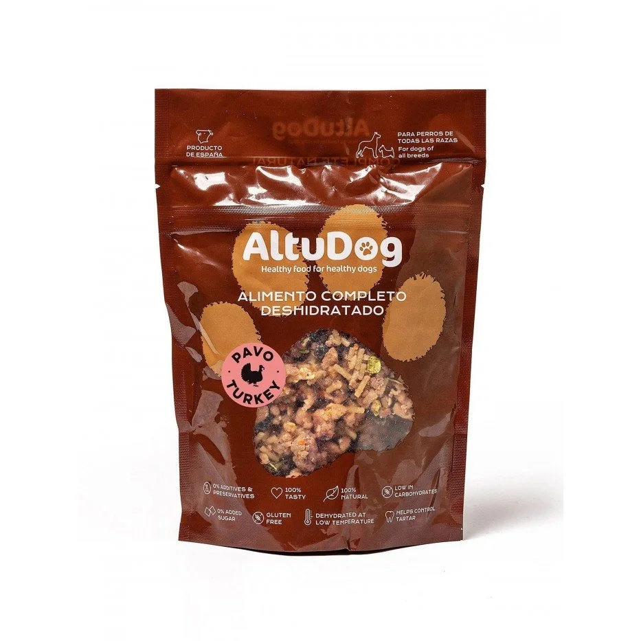 Menu Dinde pour chiens avec riz 2 kg