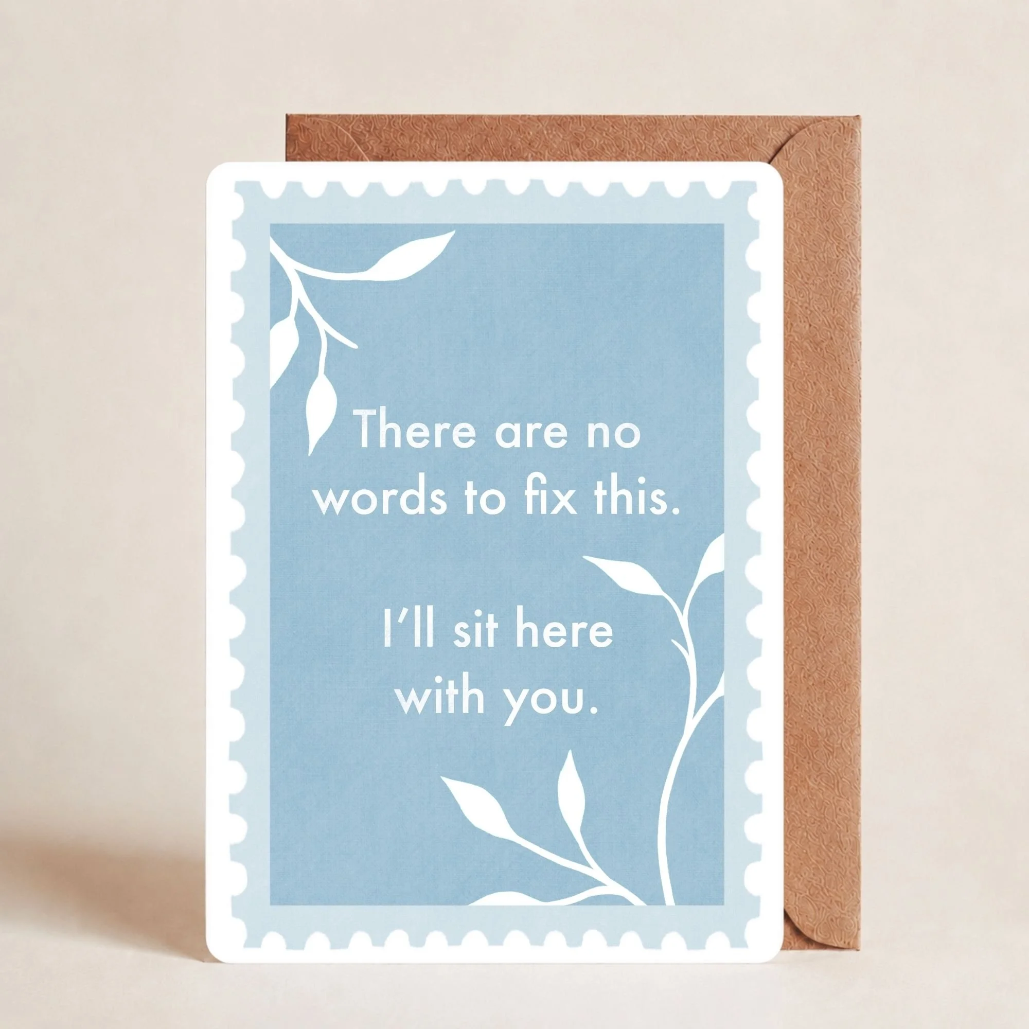 There Are No Words to Fix This Postcard